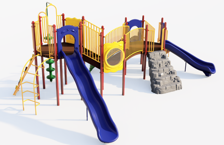UltraPlay Honeycomb Hideaway Playground w/ Roof SKU UPLAY-050