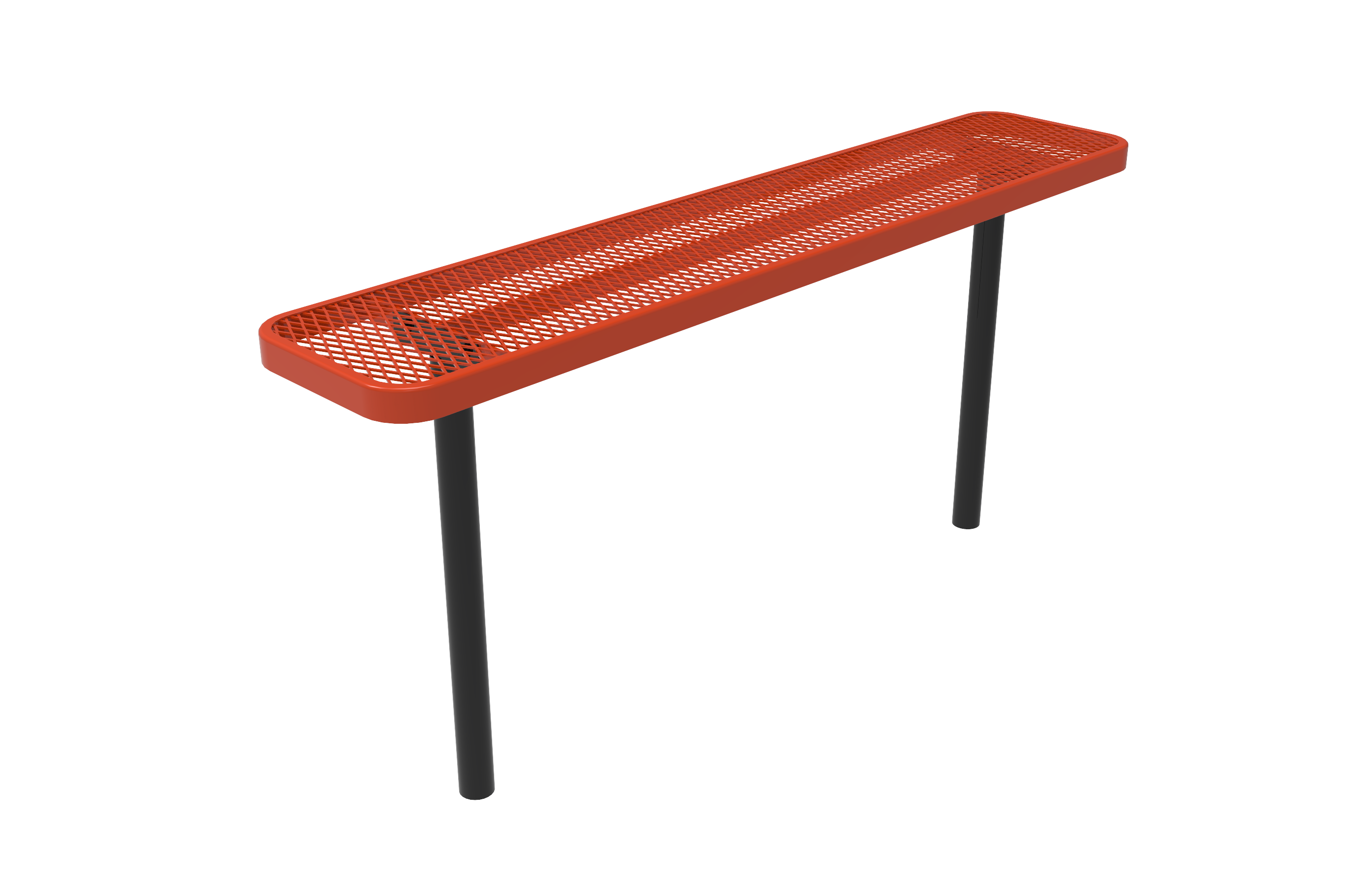 MyTCoat 4' - 8'  Players Bench, Expanded Metal, Inground Mount SKU BPY04