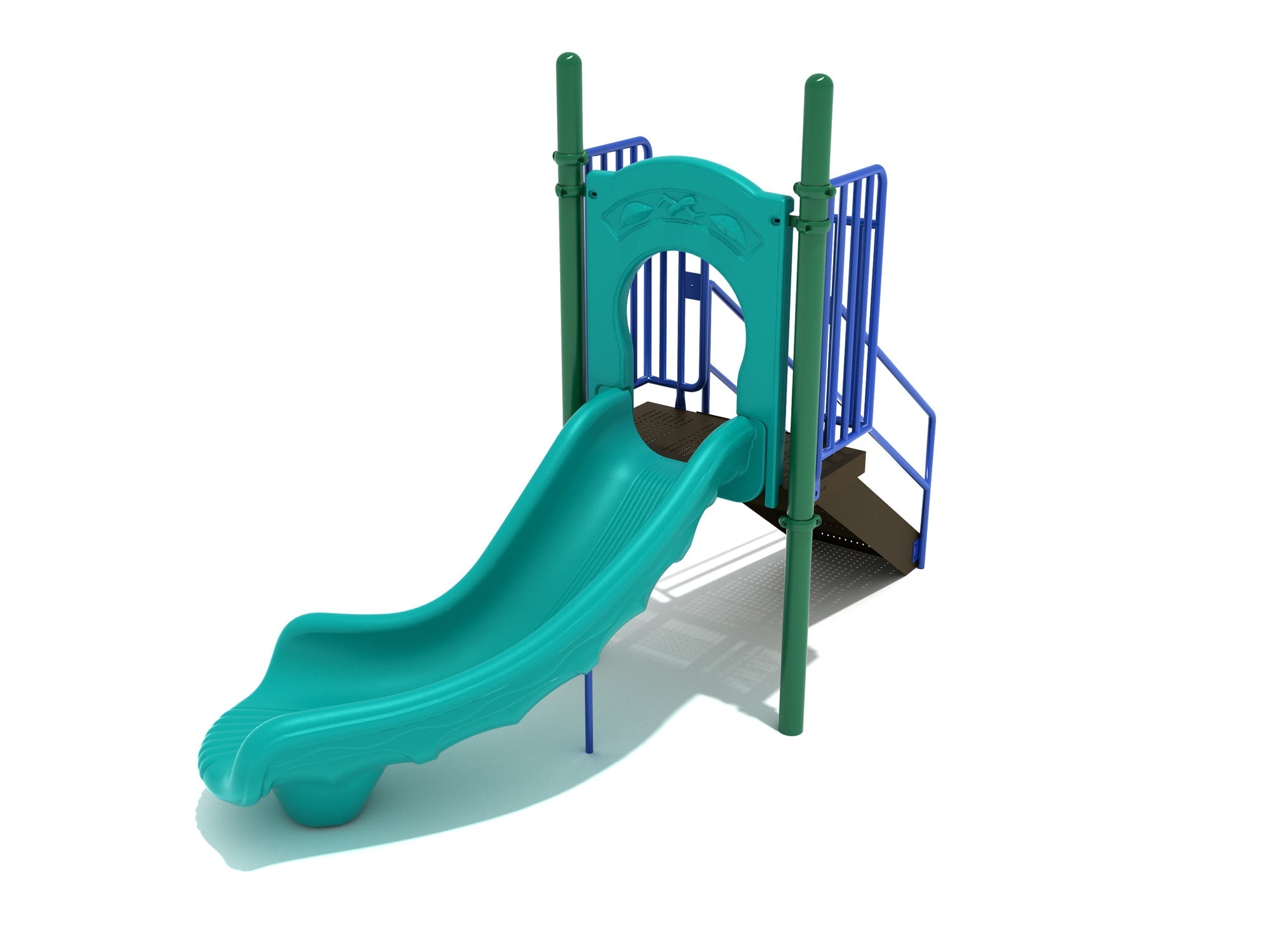 Playground Equipment 3 Foot Single Right Turn Slide SKU PSL013