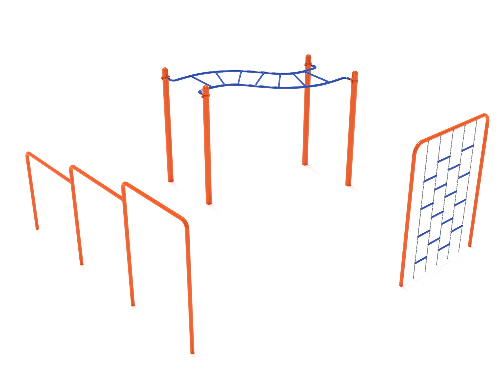 Playground Equipment 3 Piece Basic Kids Gym Course SKU PGC017