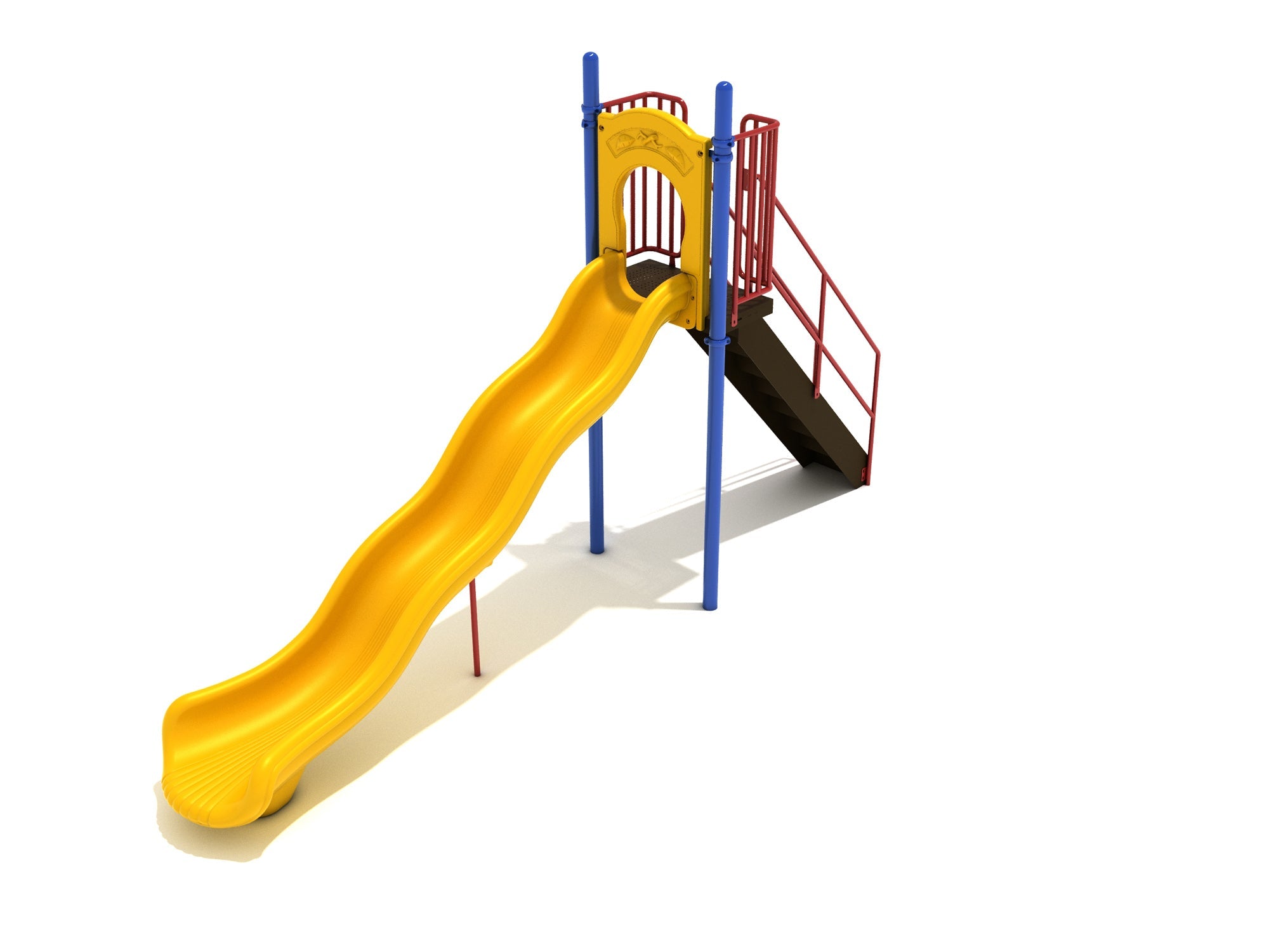 Playground Equipment 6 Foot Single Wave Slide SKU PSL021