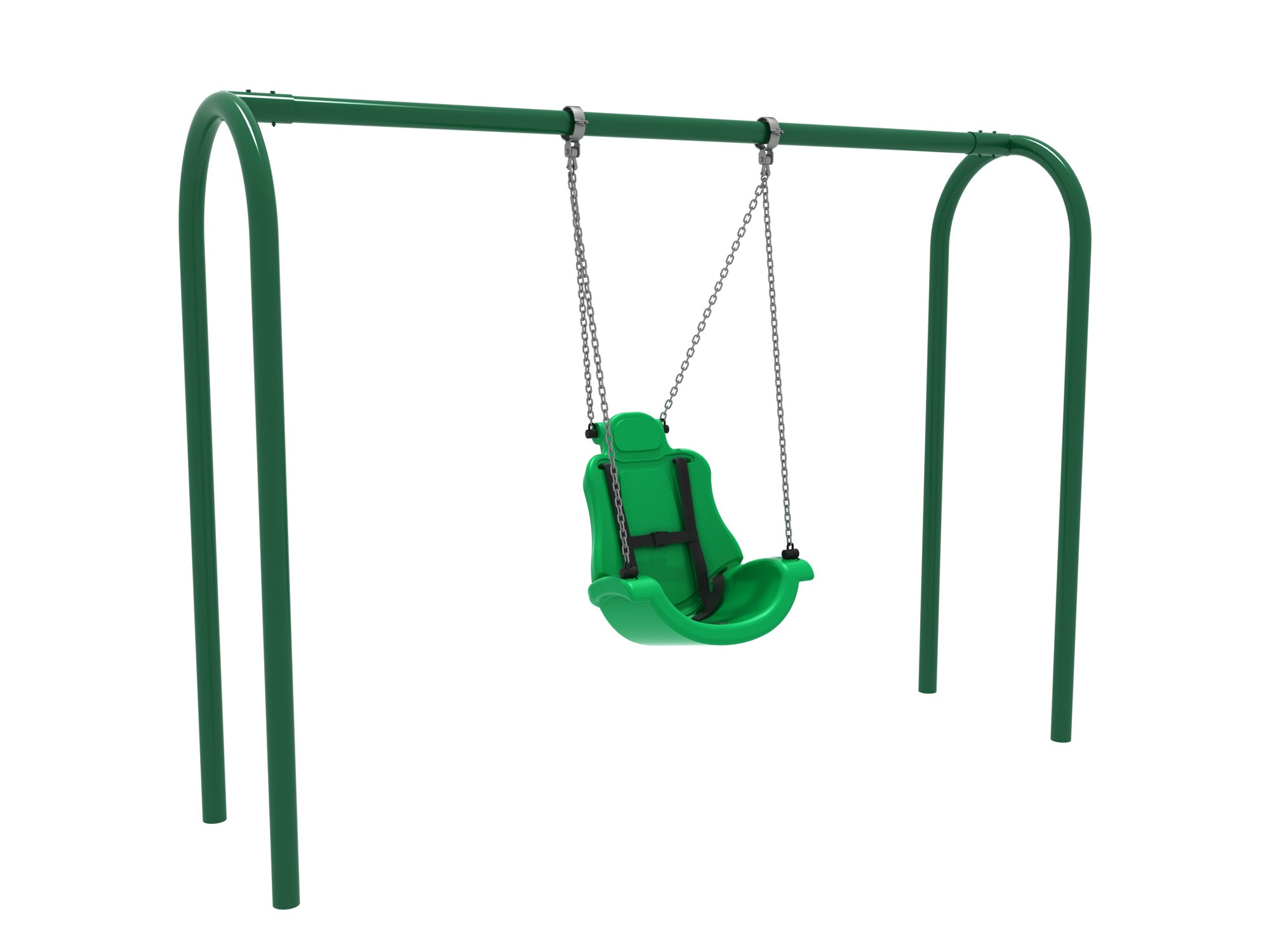 Playground Equipment 8 Feet High Elite Arch Post Adaptive Swing SKU PSWAS001