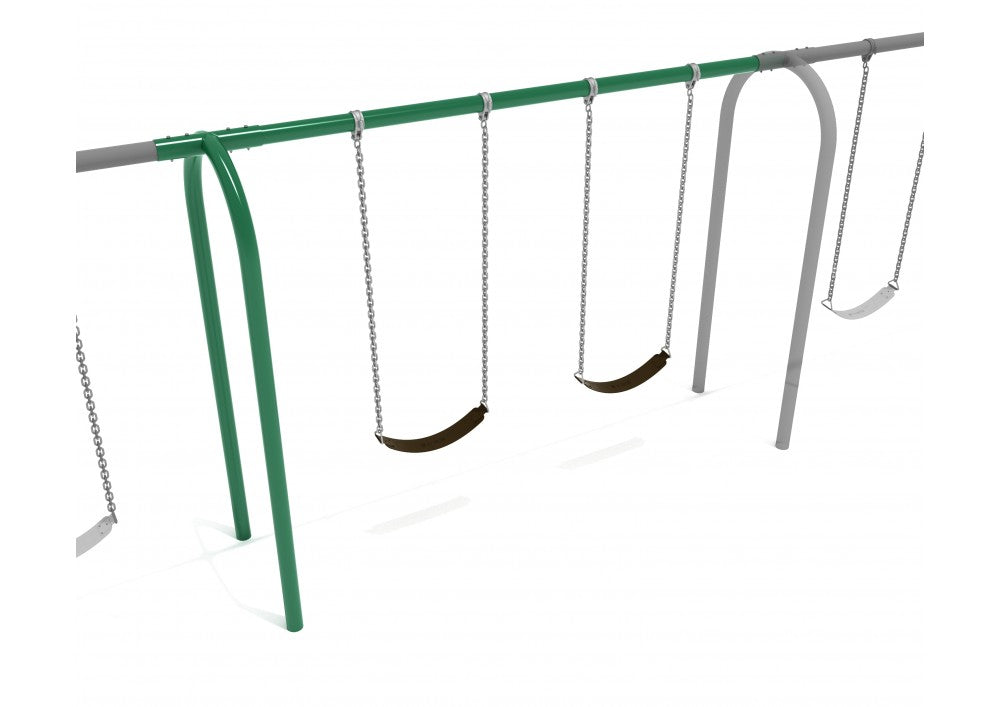Playground Equipment 8 Feet High Elite Arch Post Swing SKU PSWAPADDWS
