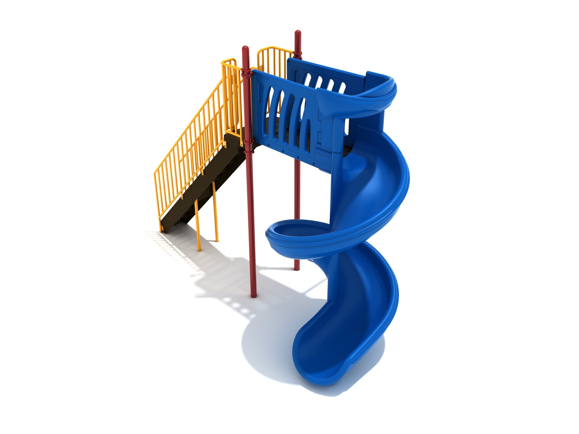 Playground Equipment 8 Foot 450-Degree Spiral Slide SKU PSL017