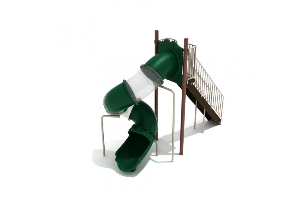 Playground Equipment 8 Foot Spiral Tube Slide SKU PSL030