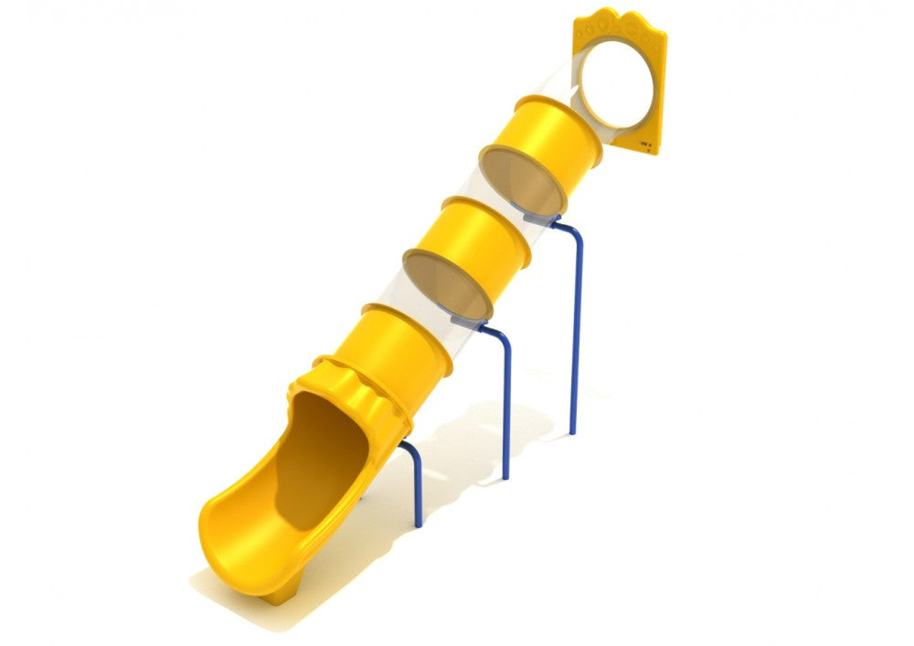 Playground Equipment 8 Foot Straight Tube Slide SKU PTS008