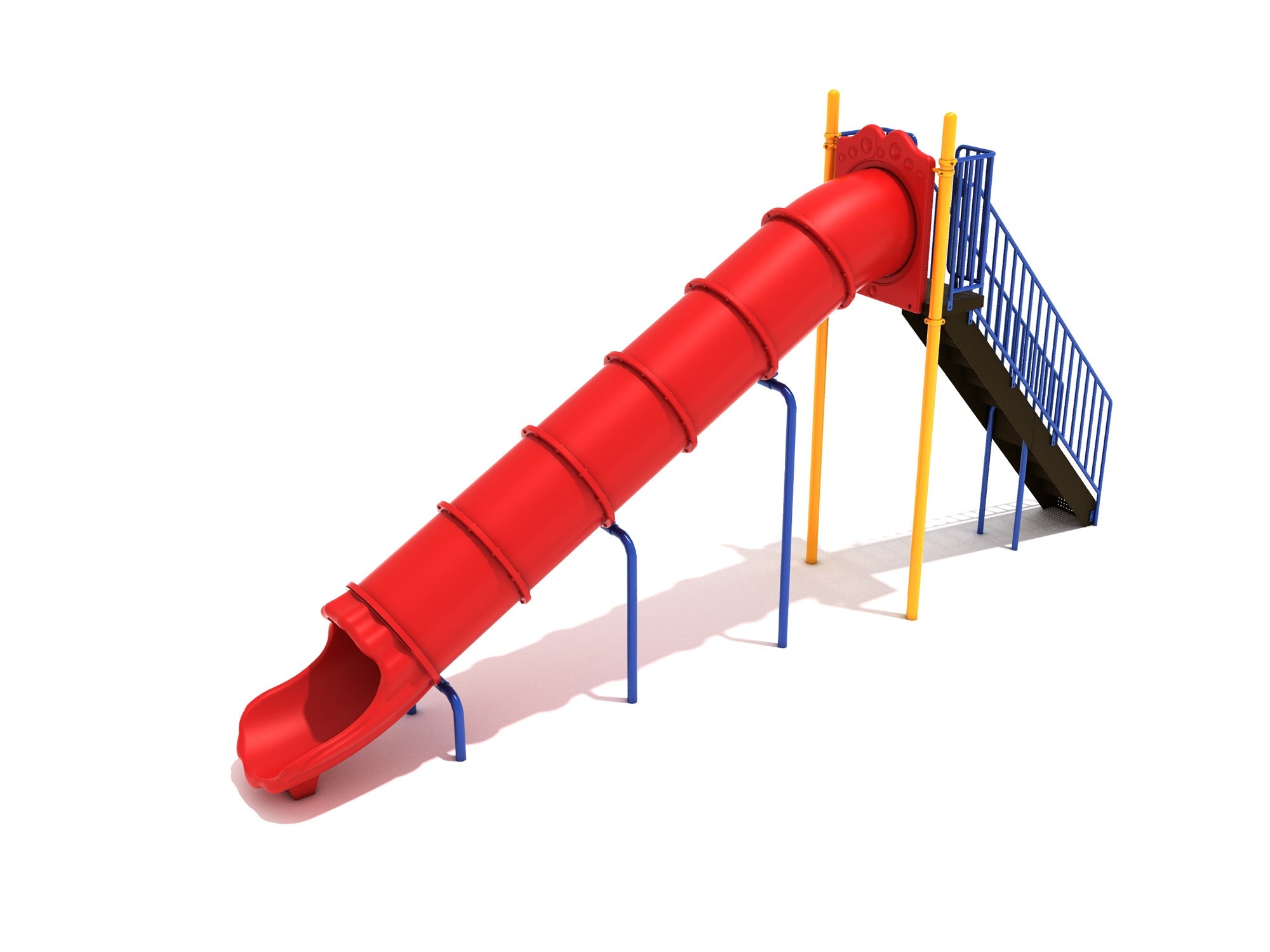 Playground Equipment 8 Foot Straight Tube Slide SKU PSL024