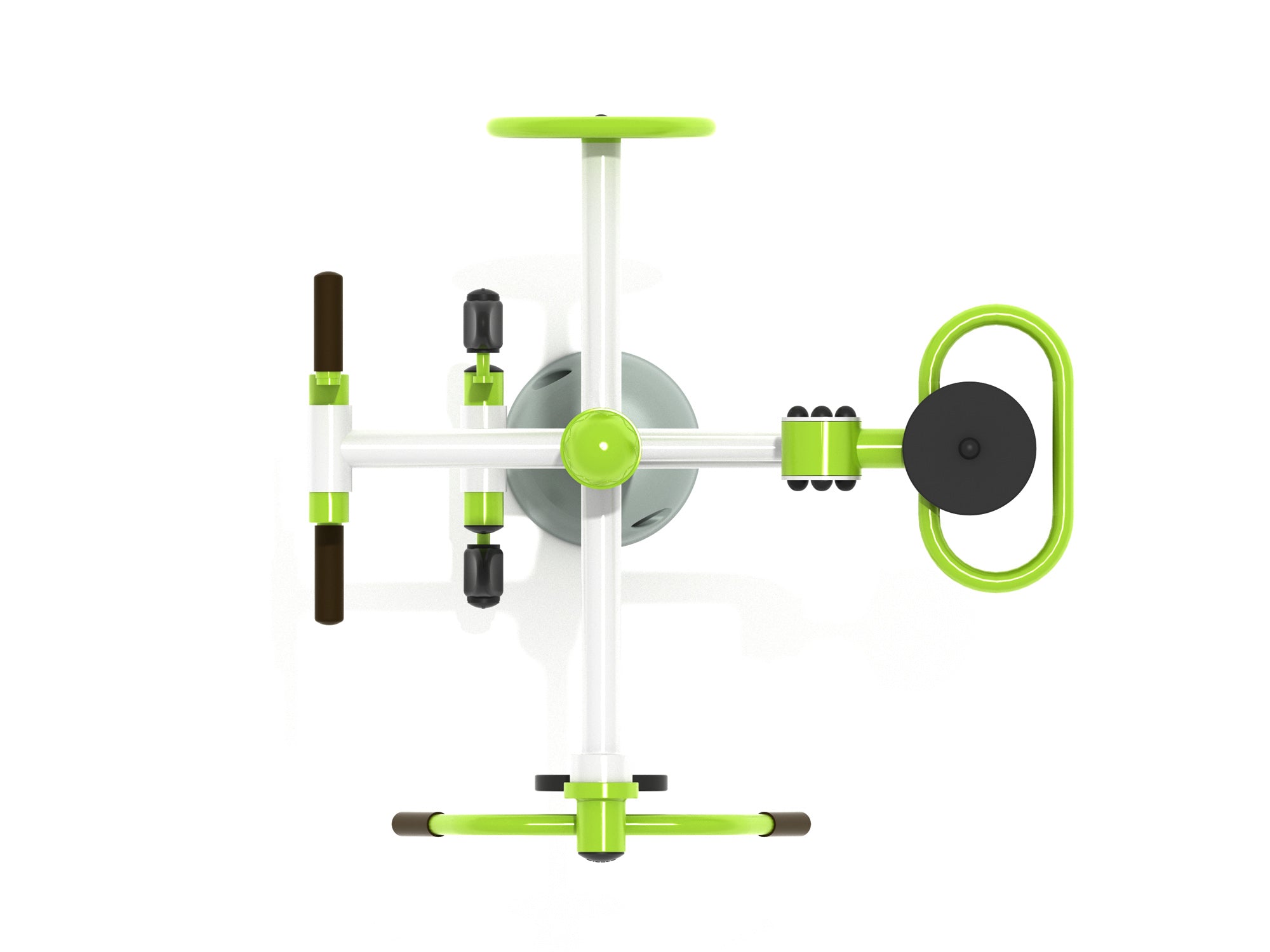 Playground Equipment Accessible Quadruple Gym Station SKU PAF001