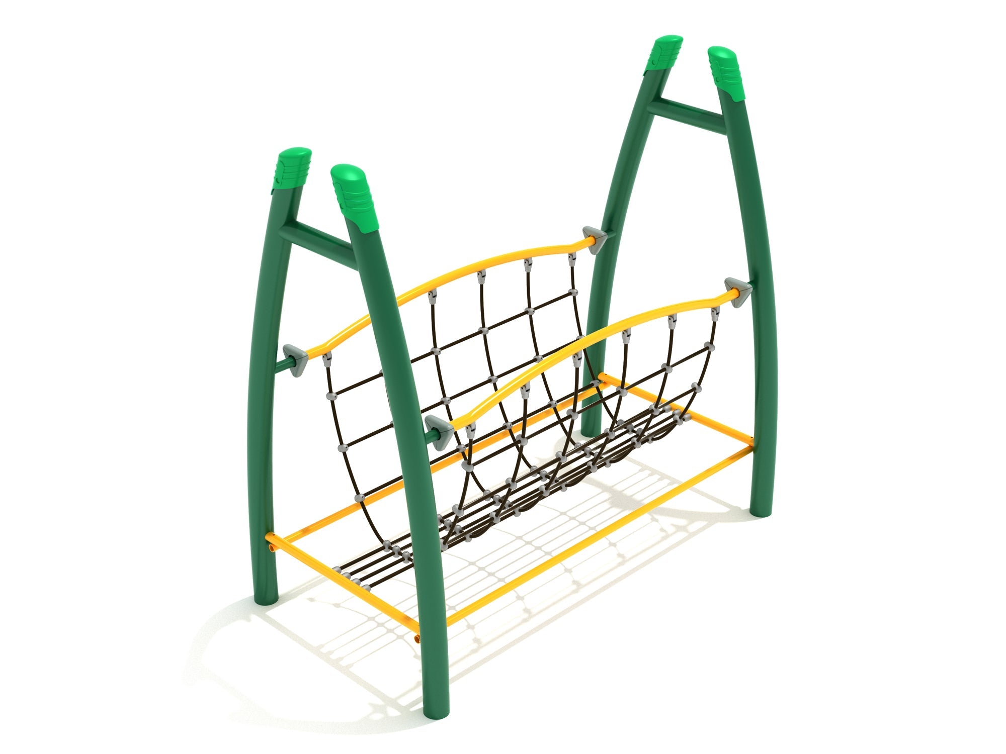 Playground Equipment Curved Post Net Bridge SKU PGS017