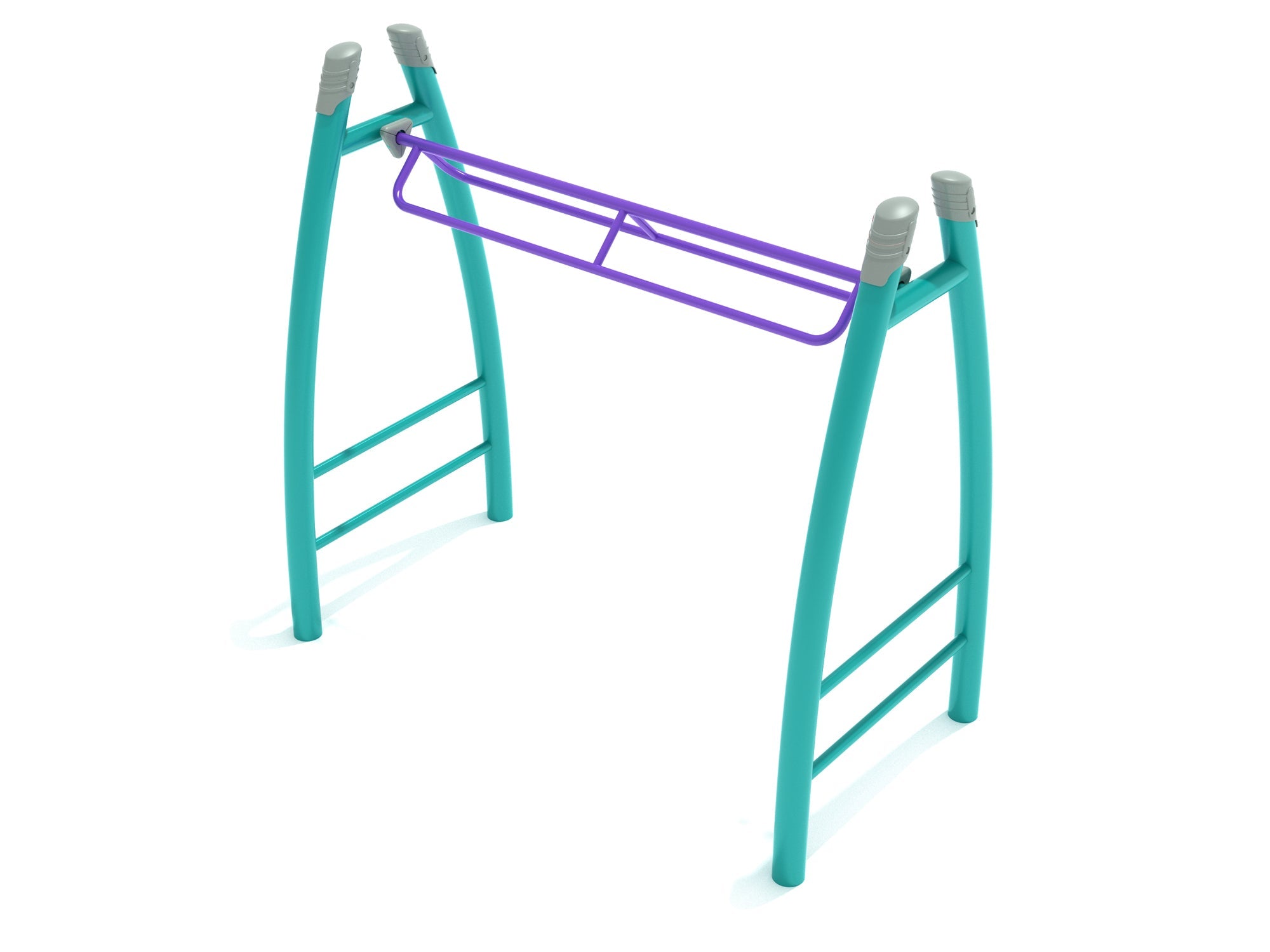 Playground Equipment Curved Post Overhead Parallel Bar Climber SKU PGS007