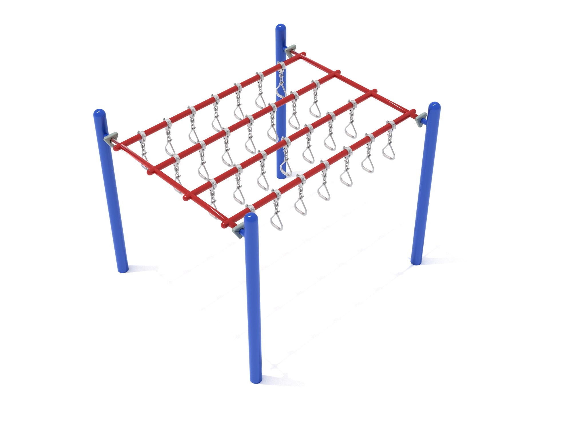 Playground Equipment Quintuple Straight Swinging Ring Ladder SKU PTC011