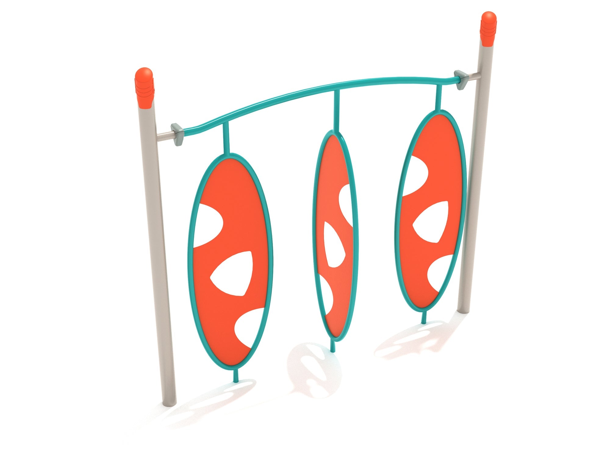 Playground Equipment Single Post Triple Wing Climber SKU PGS030
