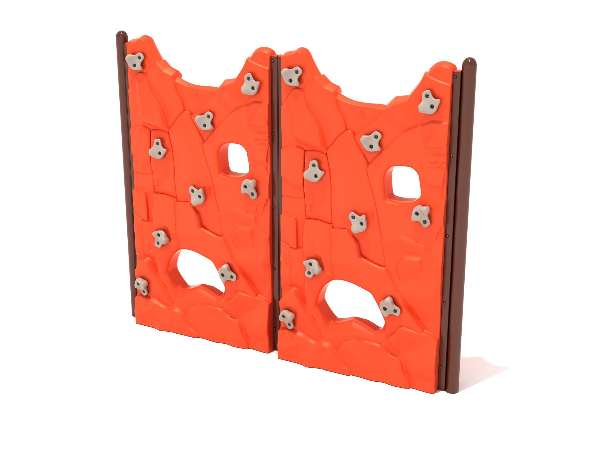 Playground Equipment Double Parallel Rock Climbing Wall SKU PGC006