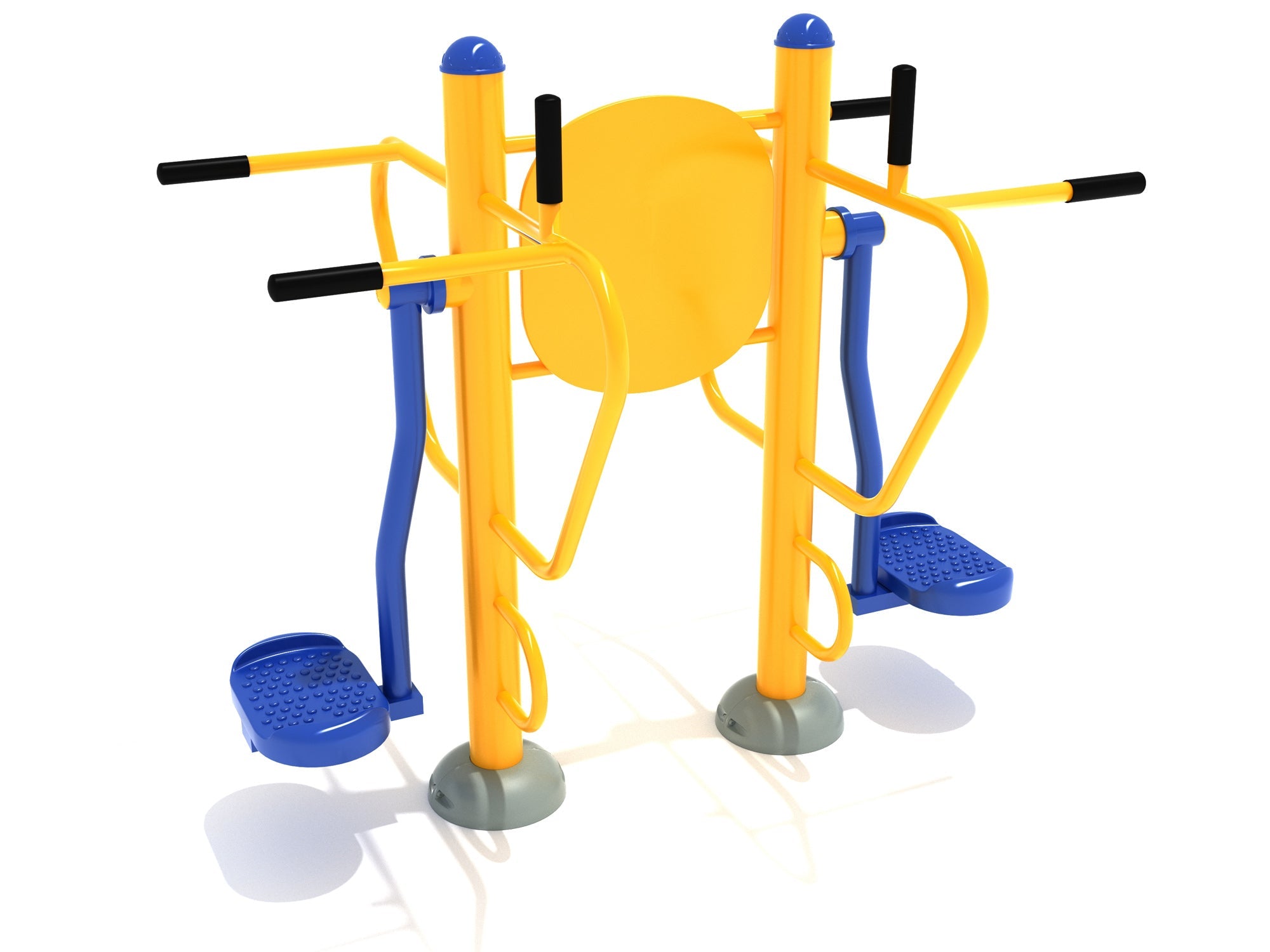 Playground Equipment Double Station Pendulum Swing w/ Leg Lift PFT059
