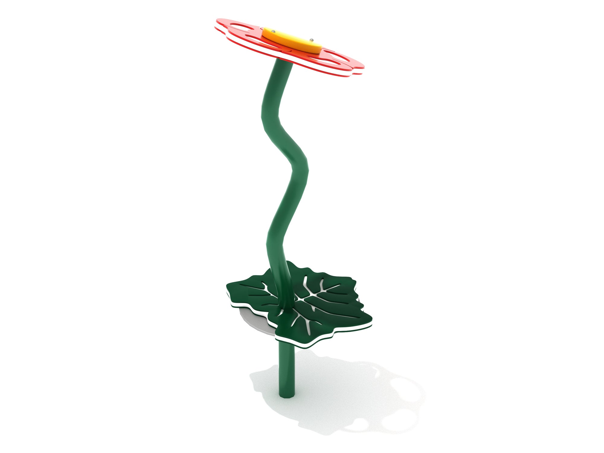 Playground Equipment Flower Stepper w/ Leaf SKU PFS066