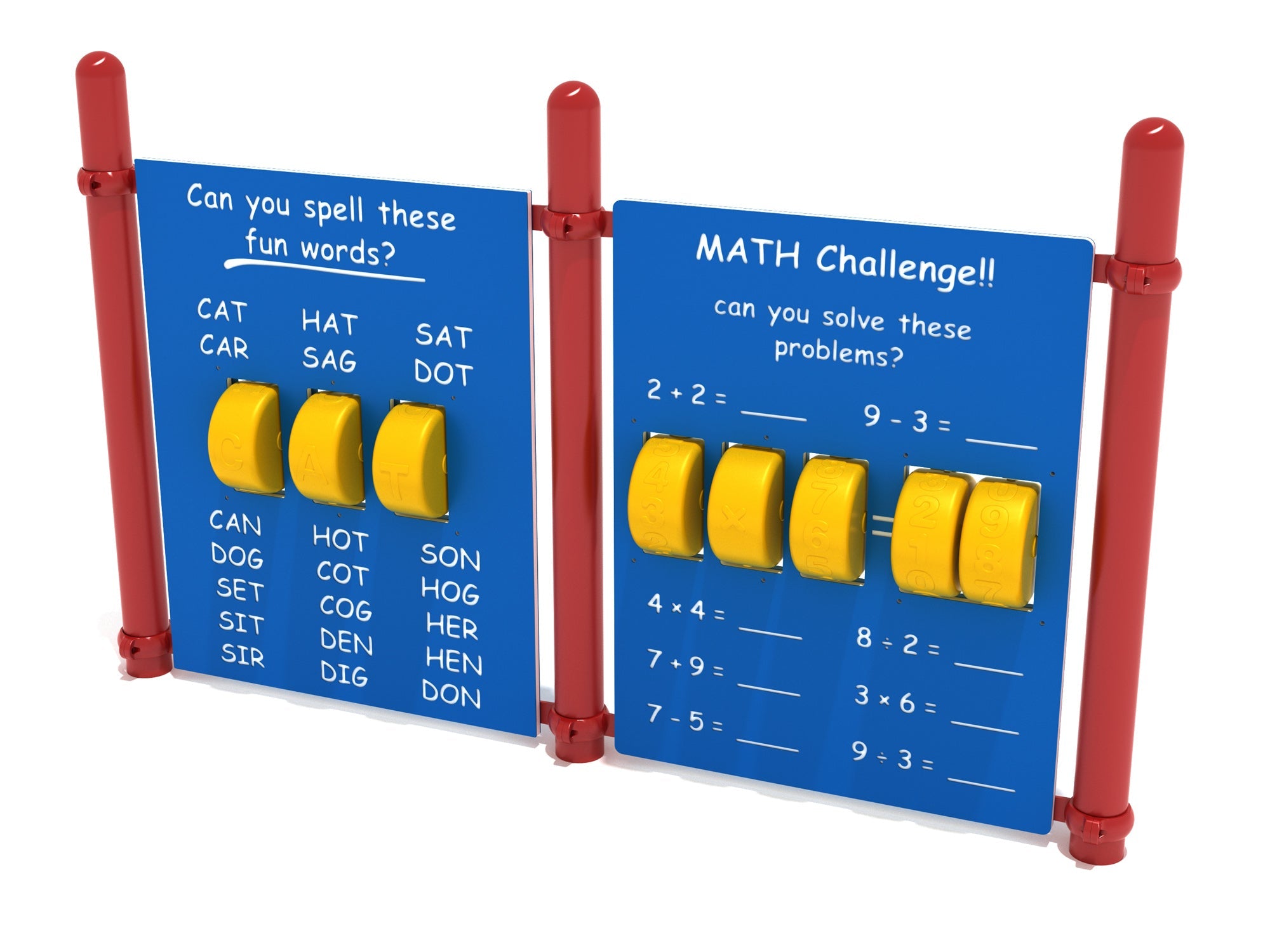 Playground Equipment Free Standing Learning Junction SKU PFS041