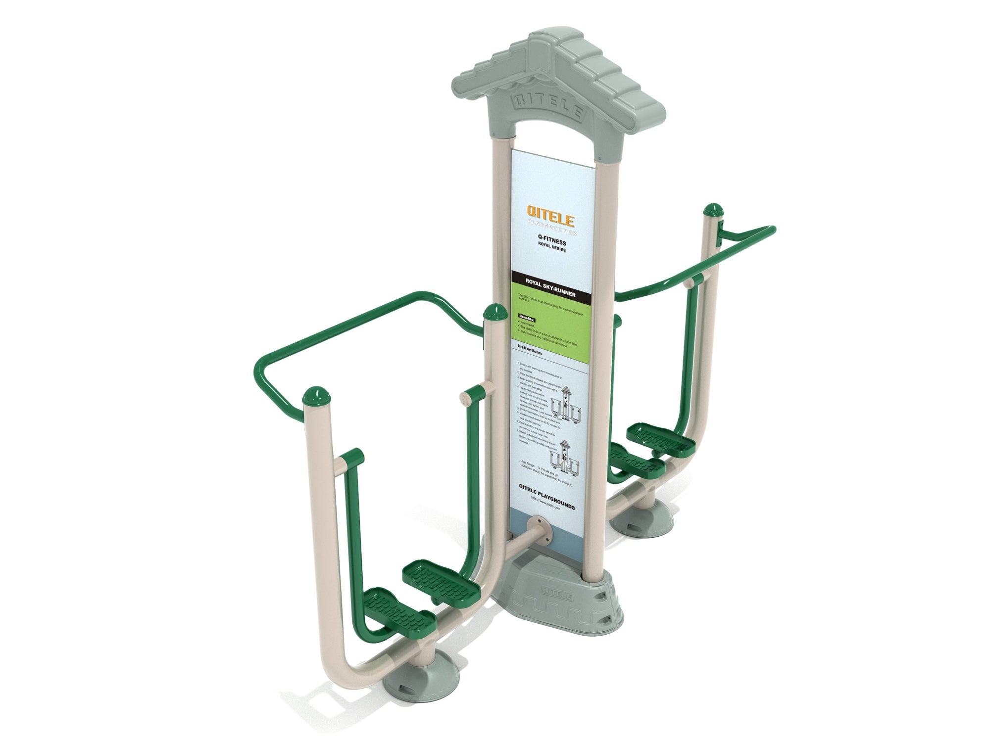 Playground Equipment Royal Double Station Sky Walker SKU PFT062