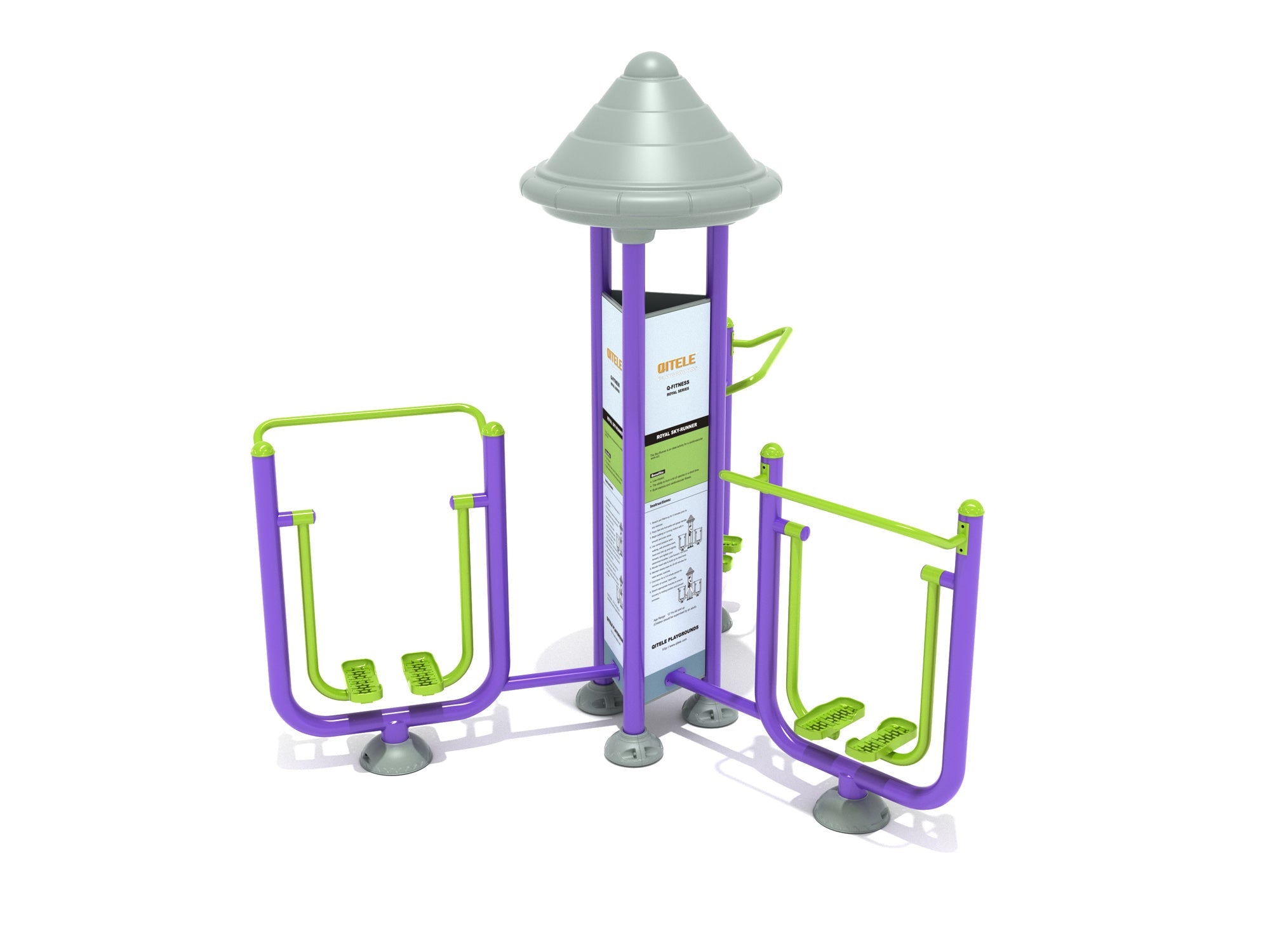 Playground Equipment Royal Triple Station Sky Walker SKU PFT042