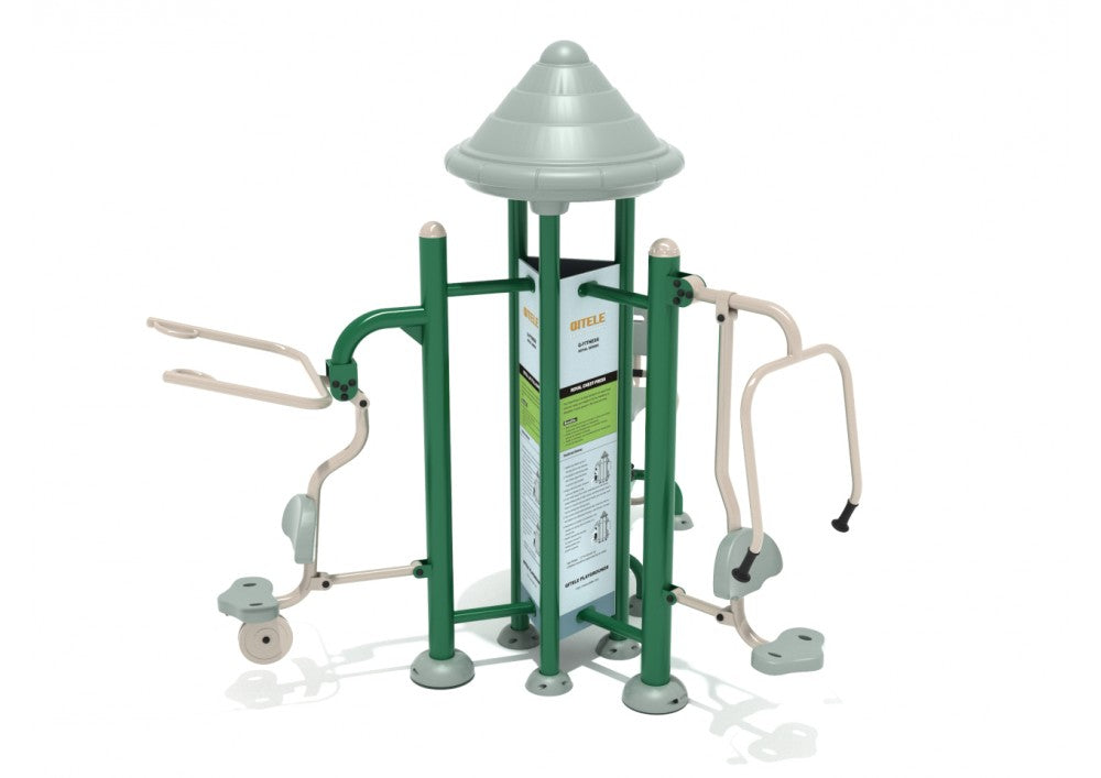 Playground Equipment Royal Triple Upper Body Combo Station SKU PFT064