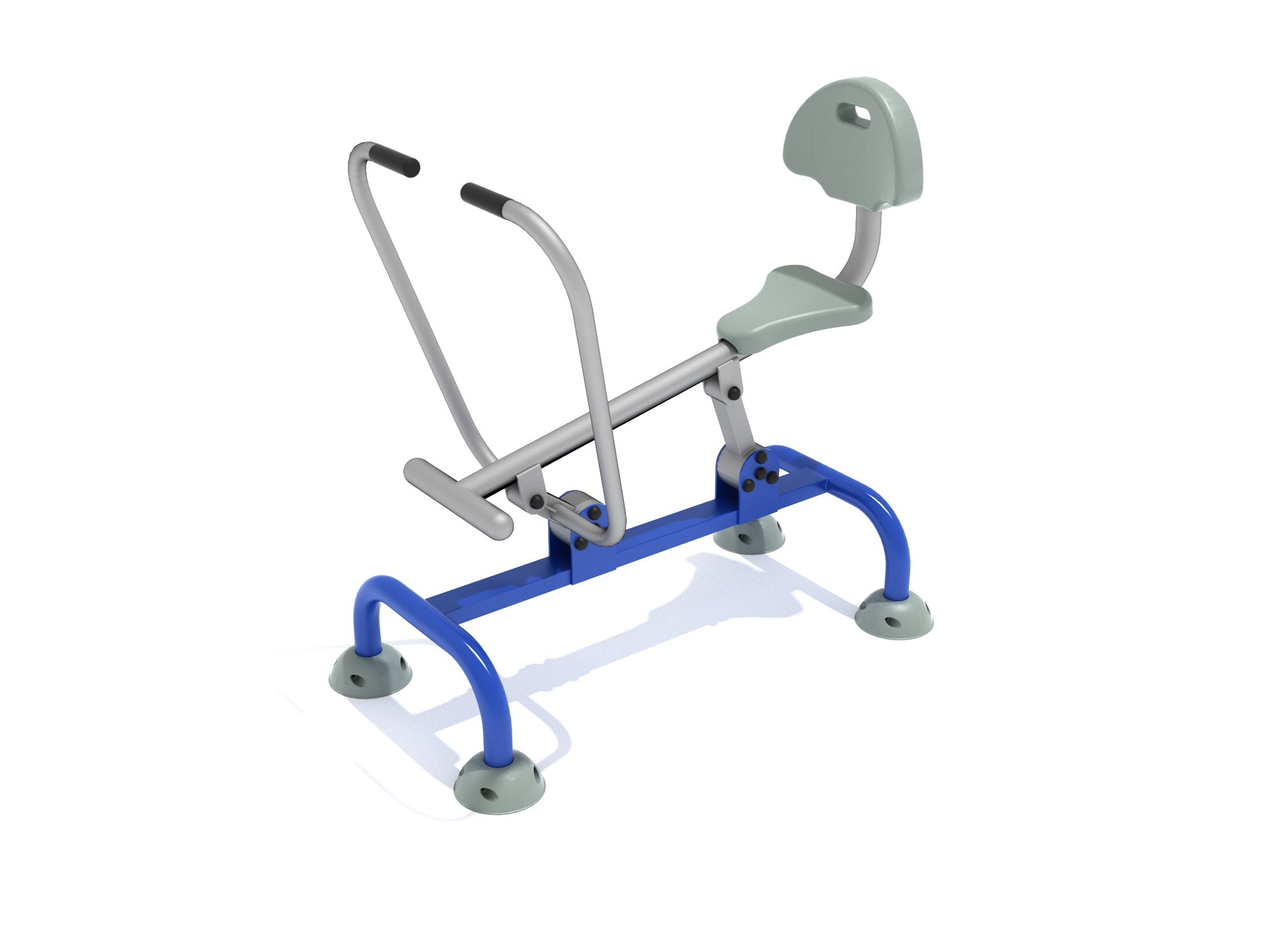 Playground Equipment Single Station Rower w/ Back Rest PFT063