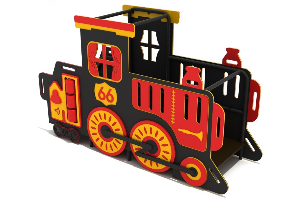 Playground Equipment Train Playhouse SKU PFS086