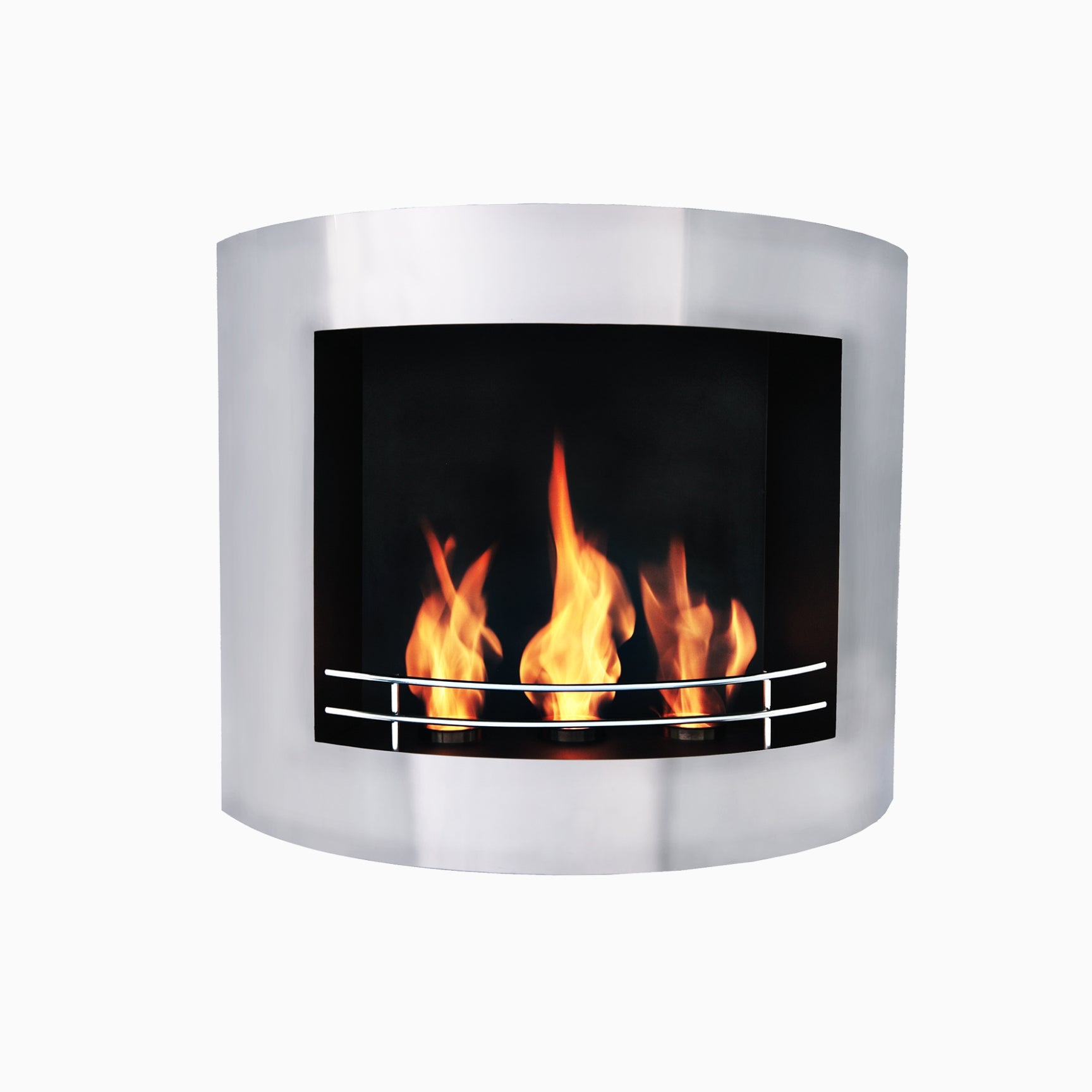 Bio Flame Prive Ethanol Fireplace SKU Prive-Silver