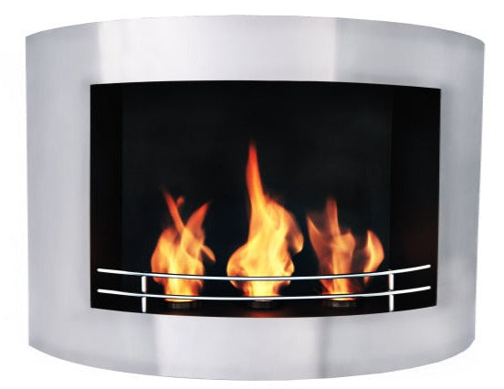 The Bio Flame Prive 34" Wall Mounted Bio Ethanol Fireplace SKU Prive-1