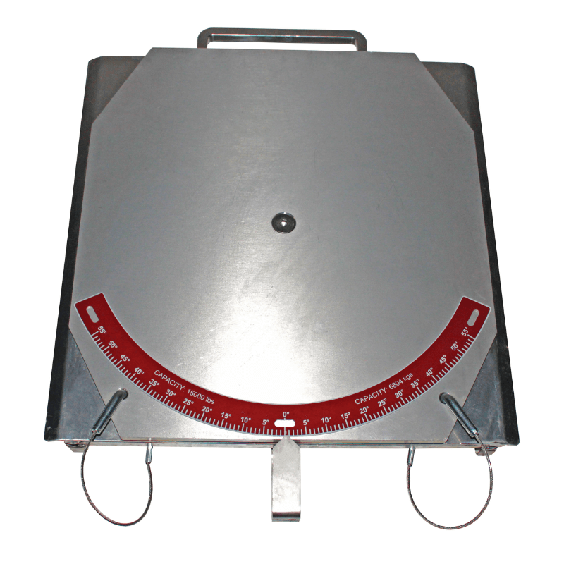QSP Stainless Steel Heavy-Duty Truck Turn Plates w/ Handle SKU 25-24-SSP