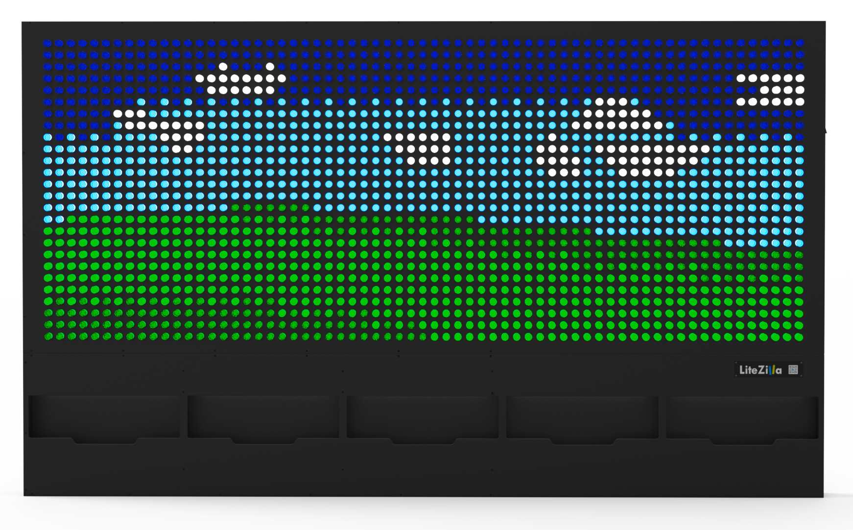 LiteZilla Giant Lite Brite, Interactive Light Wall Canvas