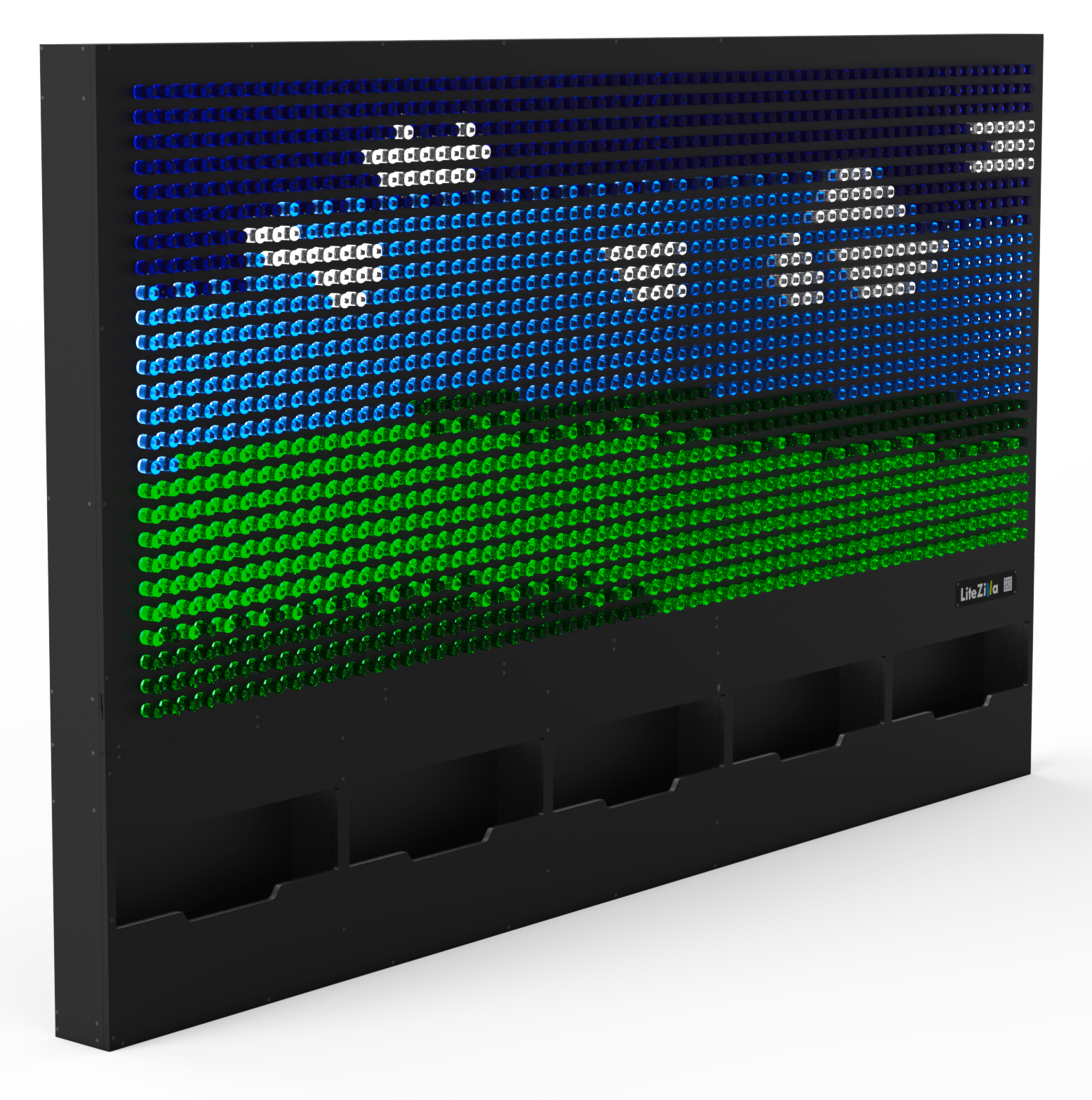LiteZilla Giant Lite Brite, Interactive Light Wall Canvas