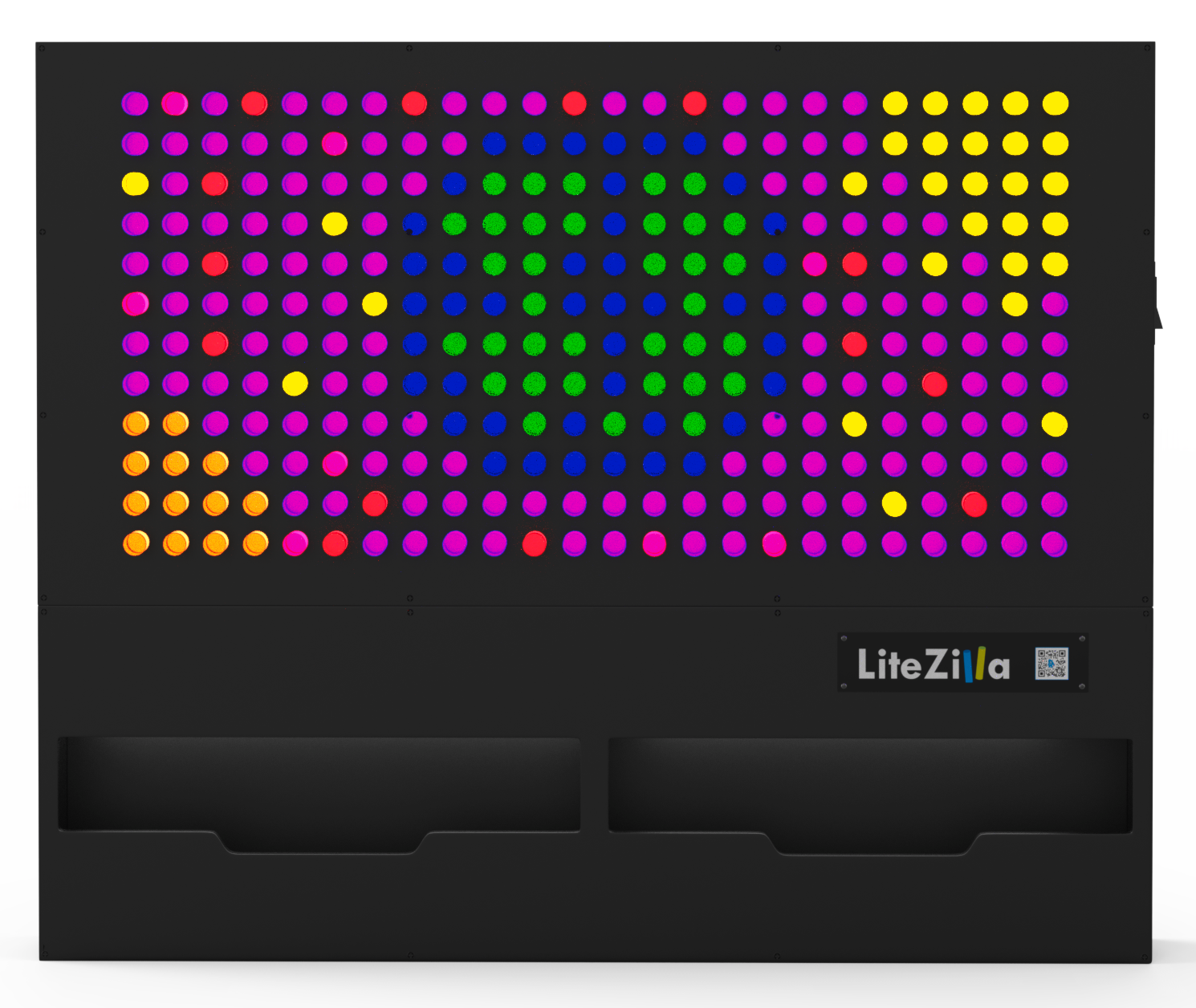 LiteZilla Giant Lite Brite, Interactive Light Wall Canvas