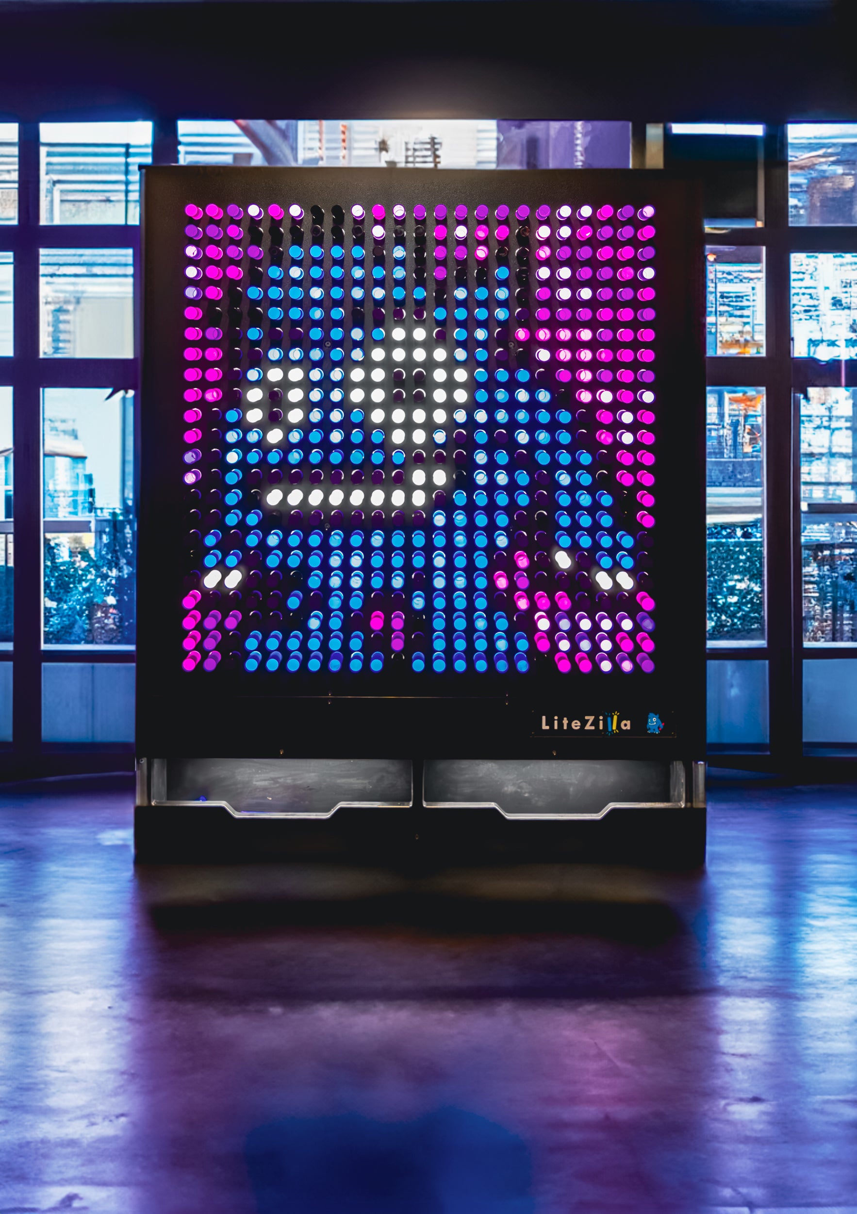 LiteZilla Giant Lite Brite, Interactive Light Wall Canvas