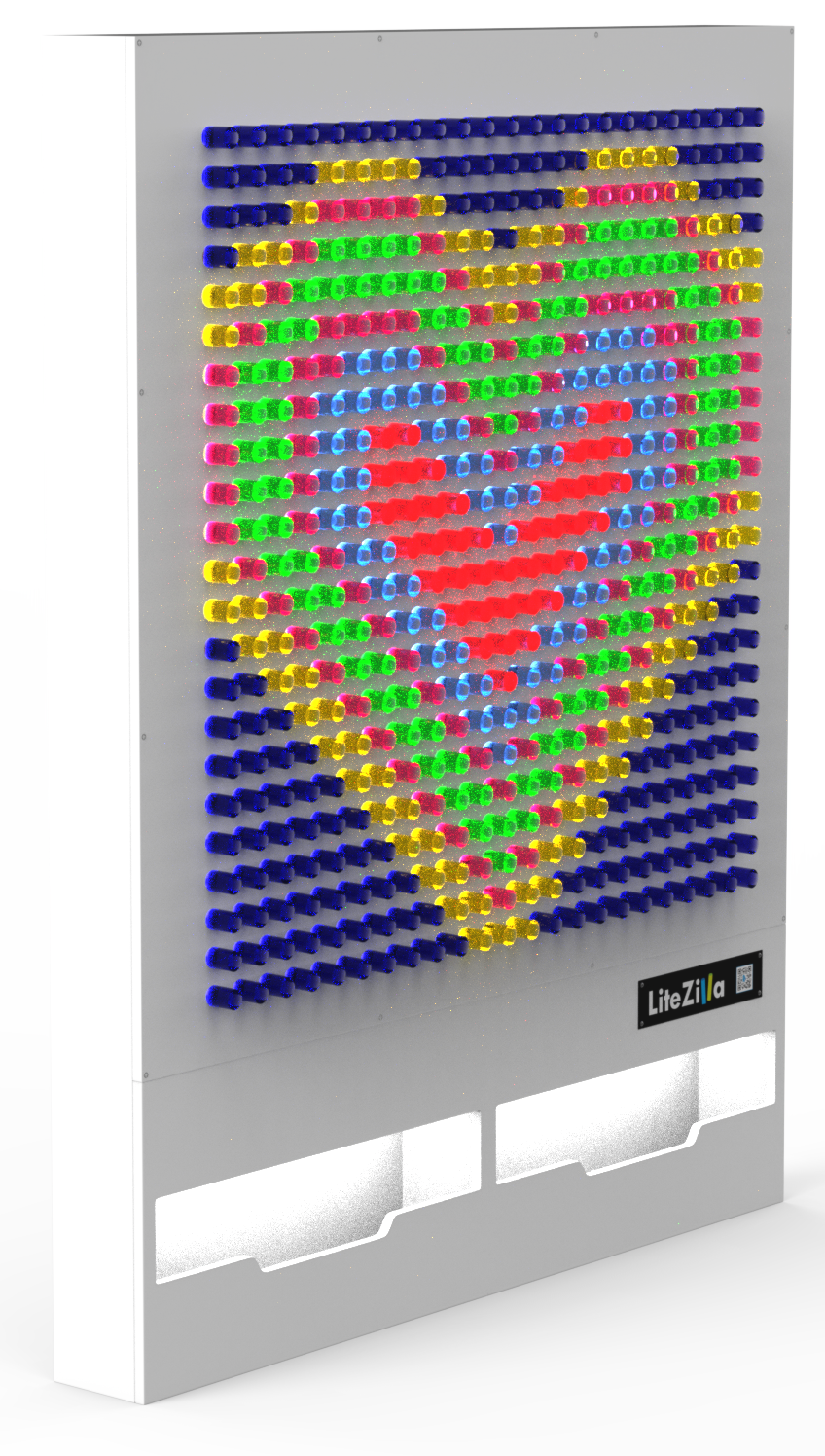 LiteZilla Giant Lite Brite, Interactive Light Wall Canvas