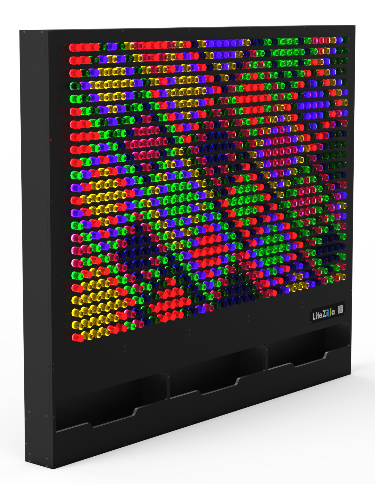 LiteZilla Giant Lite Brite, Interactive Light Wall Canvas