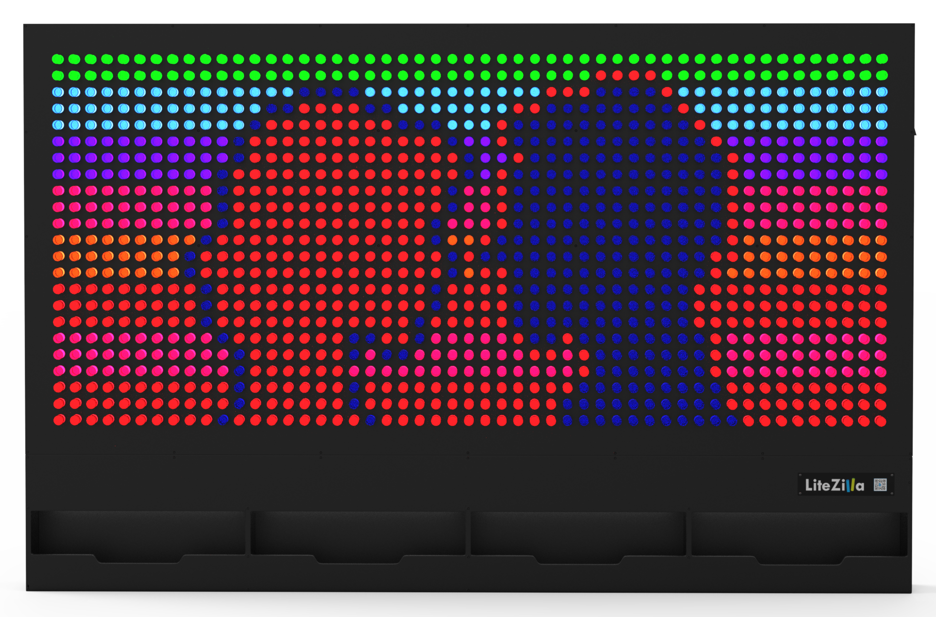 LiteZilla Giant Lite Brite, Interactive Light Wall Canvas