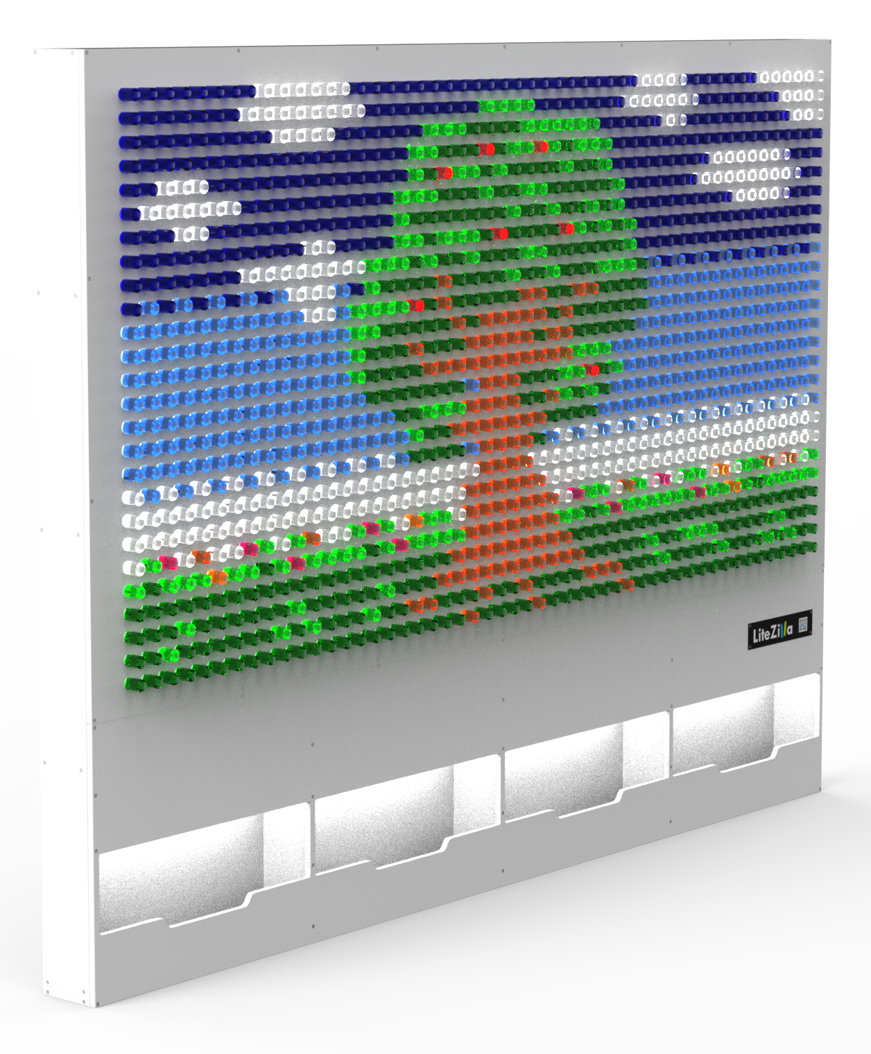 LiteZilla Giant Lite Brite, Interactive Light Wall Canvas