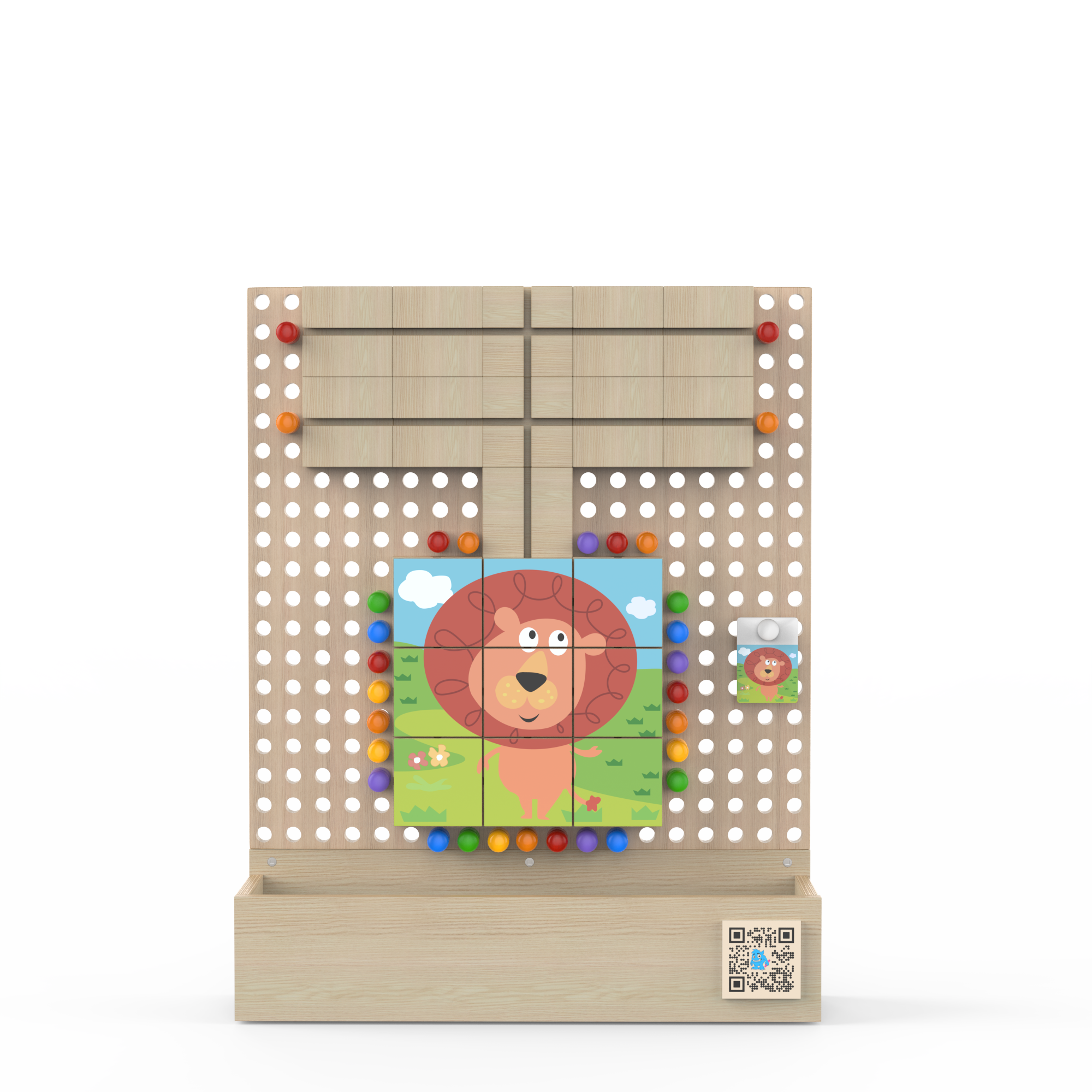 LiteZilla Kidworx Interactive Design À La Carte Game, Logic Blocks SKU LZ-KW
