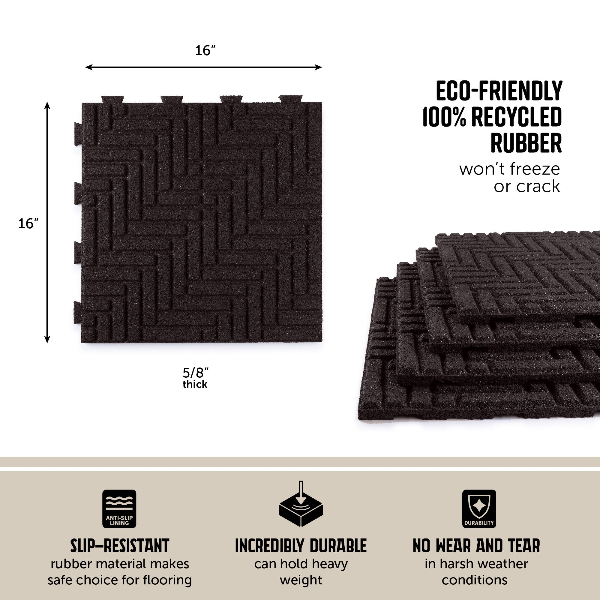 Ground Smart SmartLoc Pavers 16" SKU GSPaverSL16