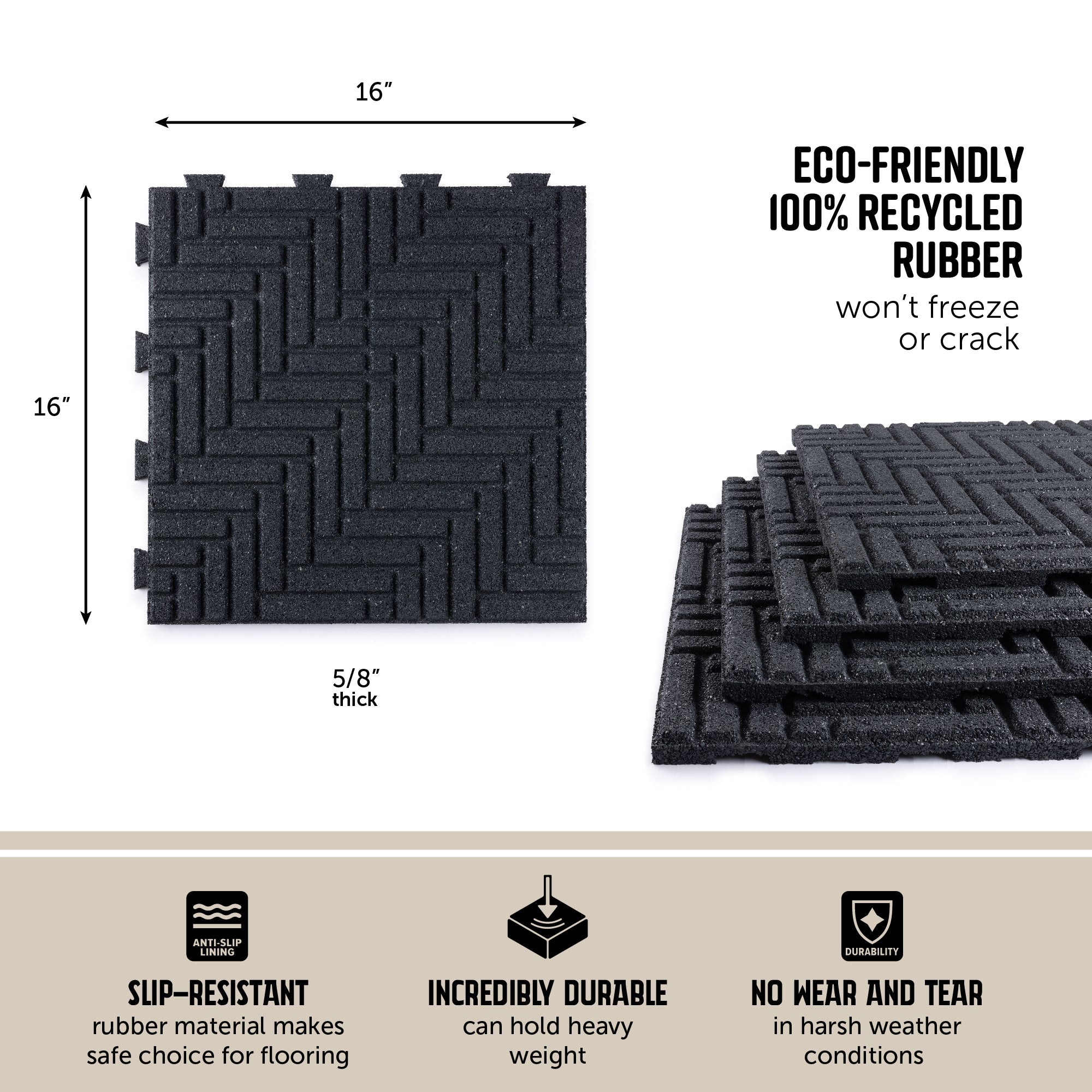 Ground Smart SmartLoc Pavers 16" SKU GSPaverSL16