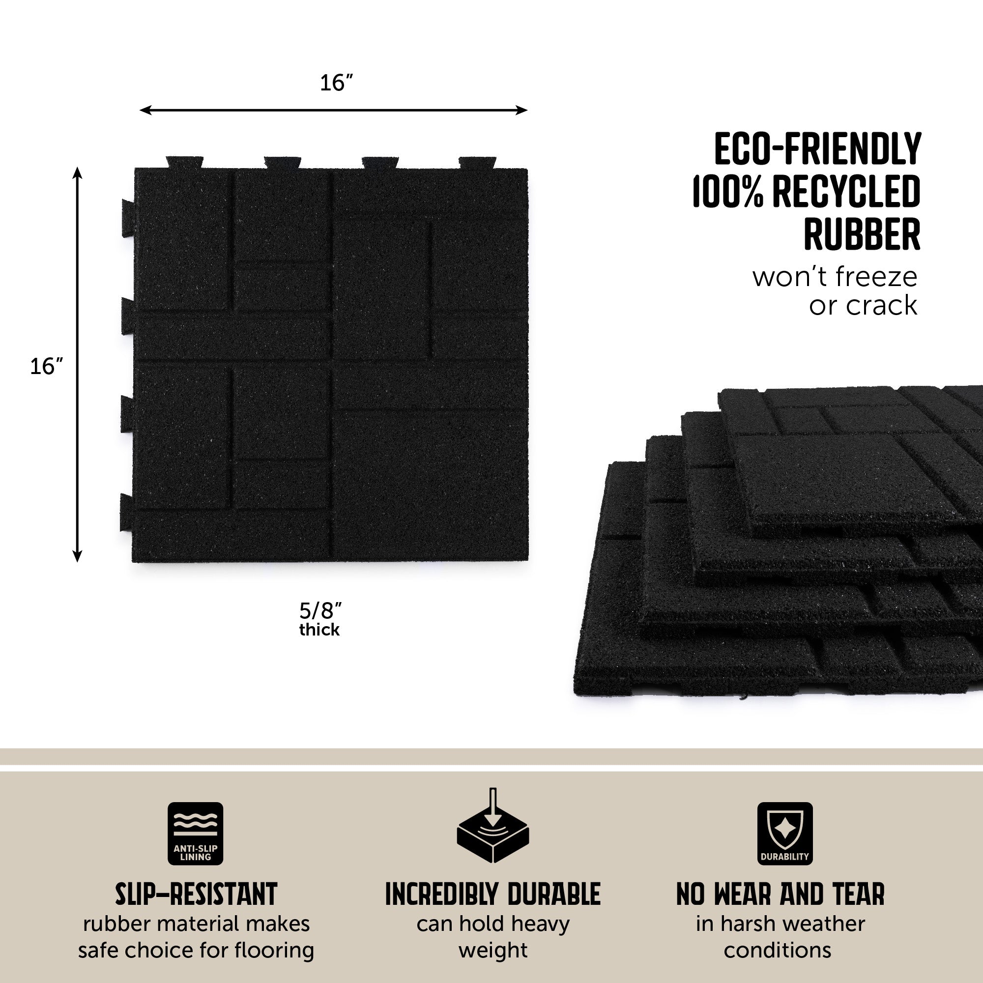 Ground Smart SmartLoc Pavers 16" SKU GSPaverSL16