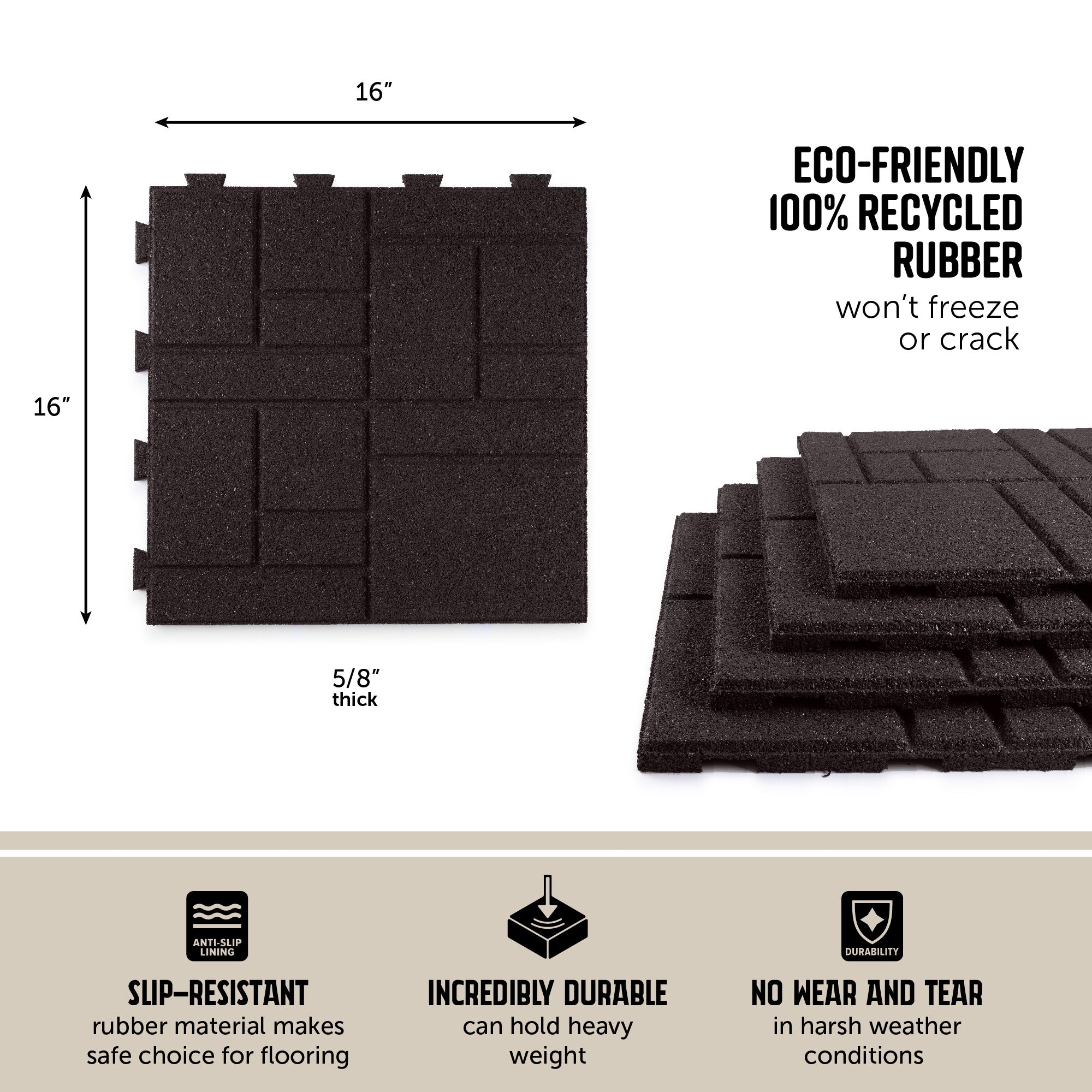 Ground Smart SmartLoc Pavers 16" SKU GSPaverSL16