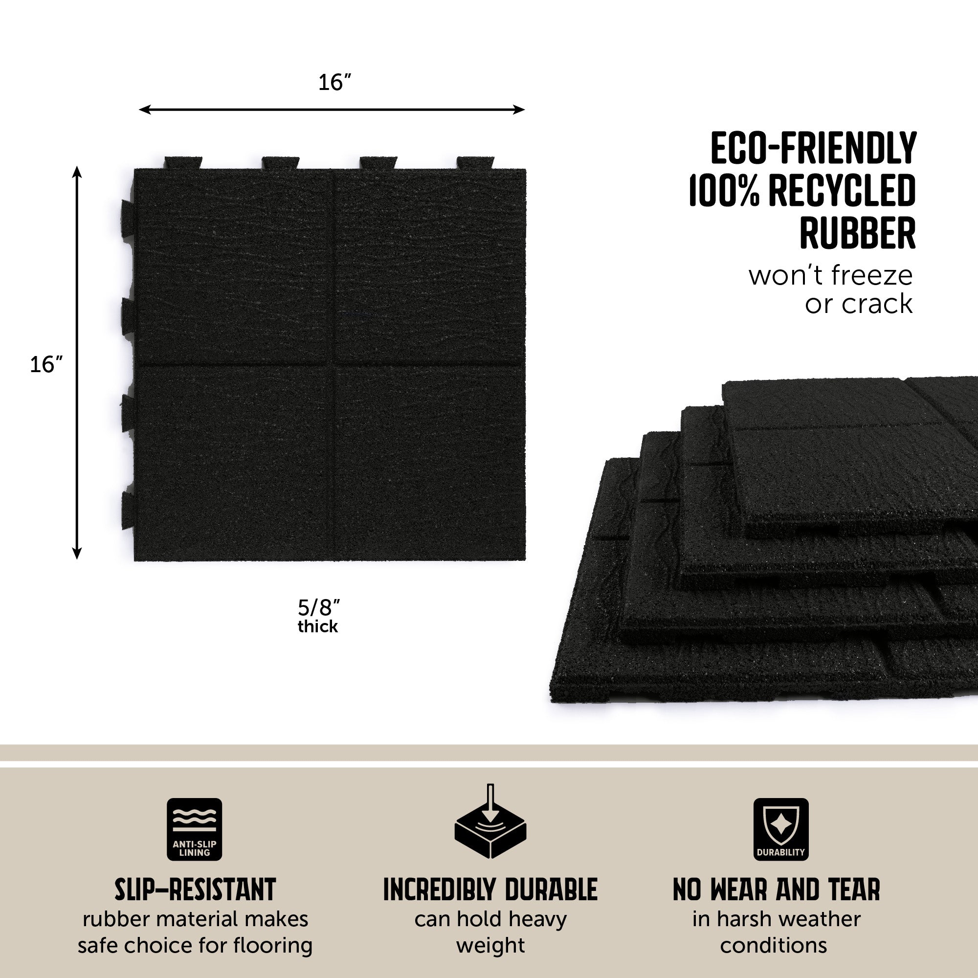 Ground Smart SmartLoc Pavers 16" SKU GSPaverSL16