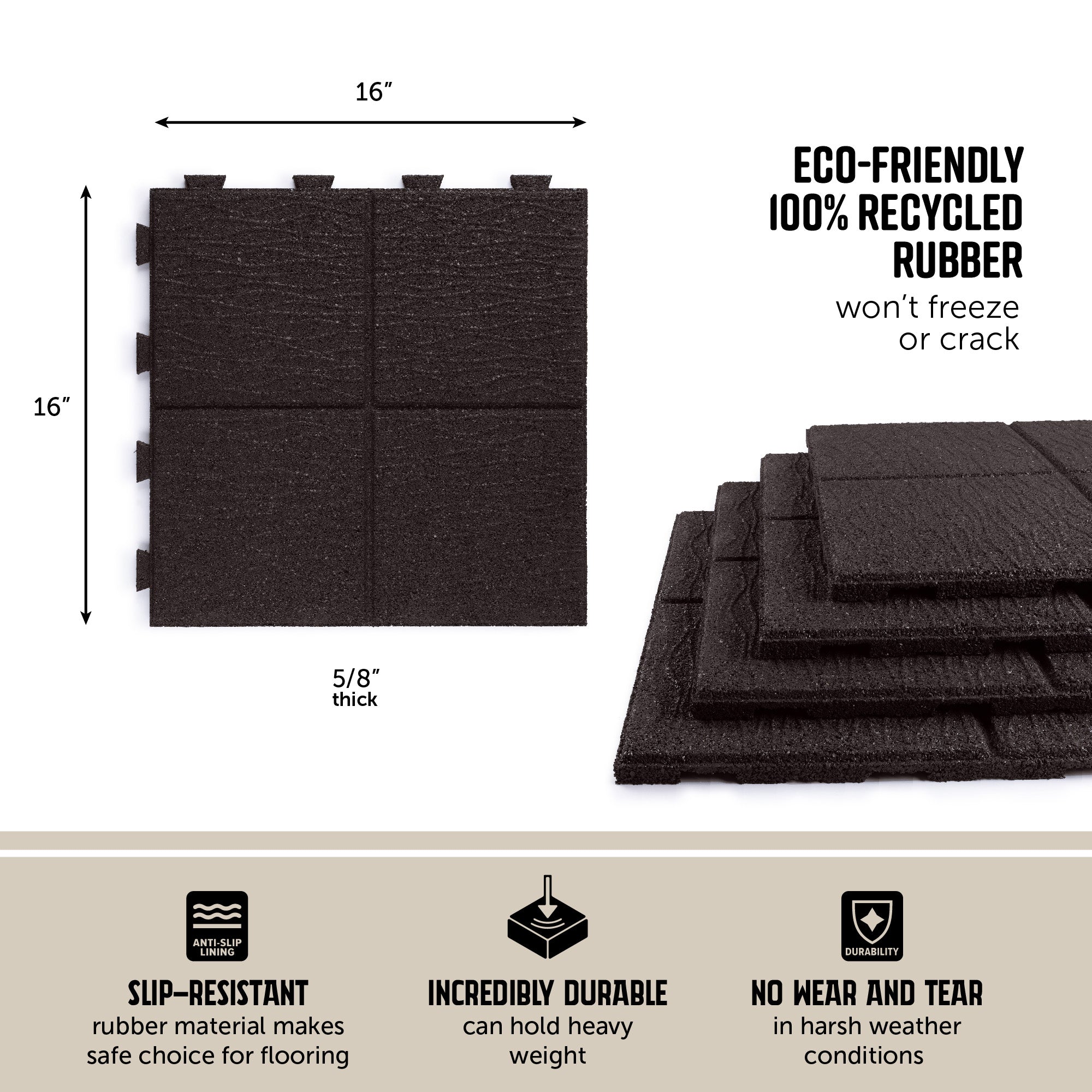 Ground Smart SmartLoc Pavers 16" SKU GSPaverSL16