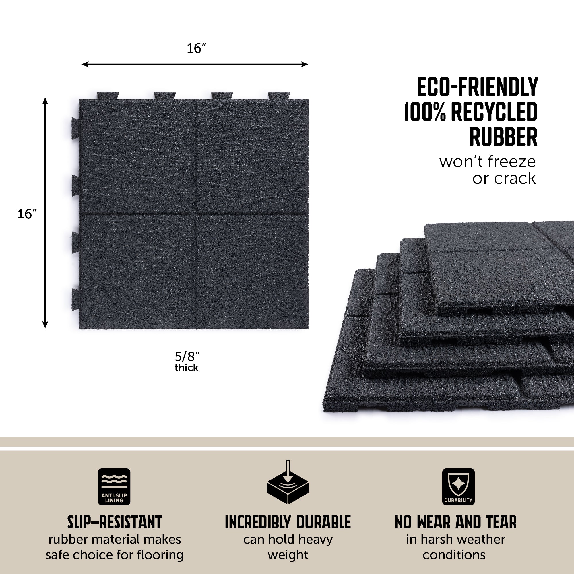 Ground Smart SmartLoc Pavers 16" SKU GSPaverSL16