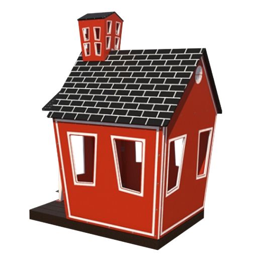 UltraPlay Schoolhouse Retreat Playhouse SKU UPLAY-040