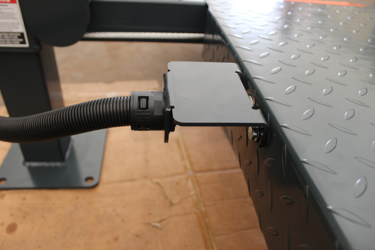 Stratus Compact Enclosed 4 Post 9k lbs Storage Parking Car Lift w/casters SKU SAE-P49C