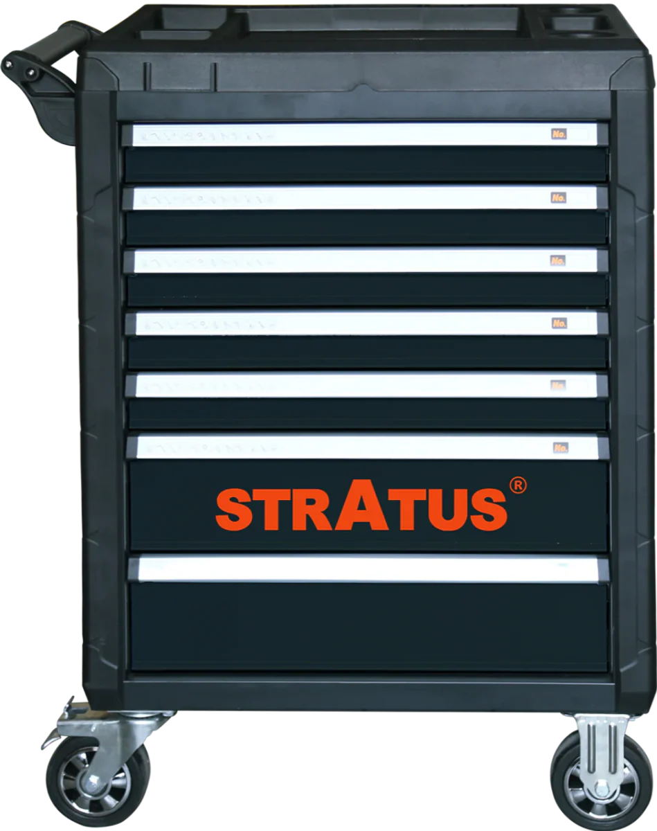 Stratus Heavy Duty Mobile 32 in W 7-Drawer Tool Chest, SAE-TL732
