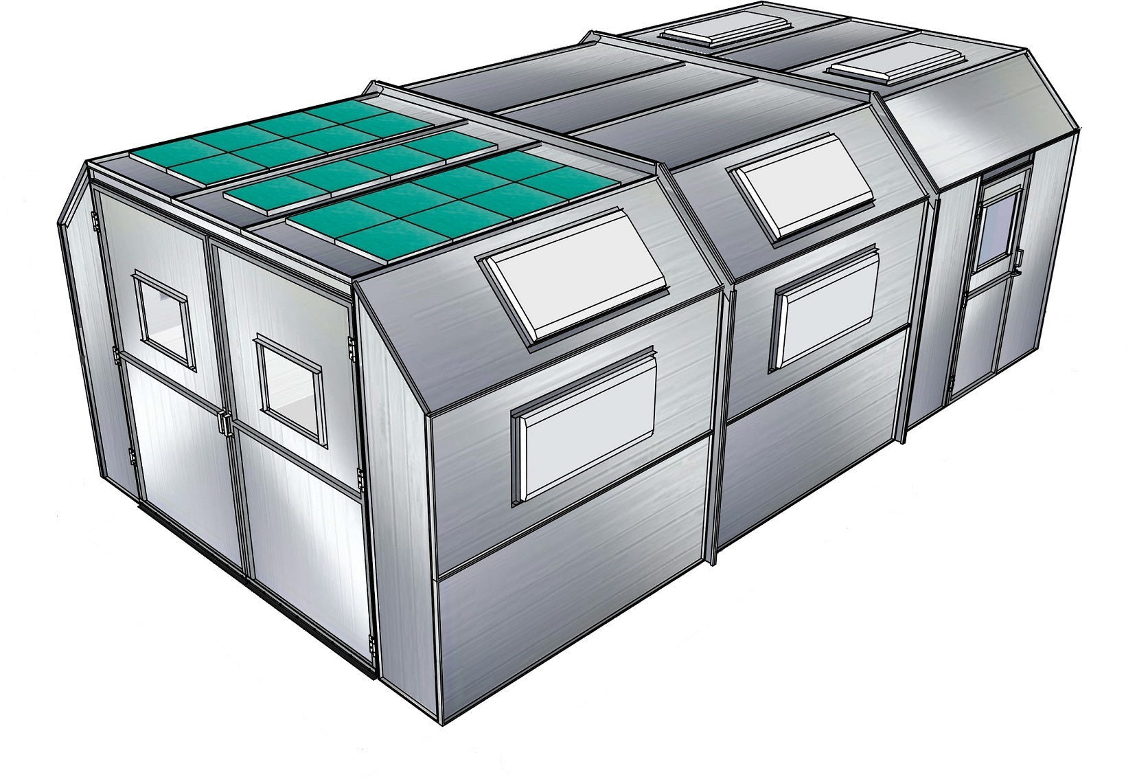 Merchant 1 Manufacturing Semi Down Draft Paint Booth SKU PBSD14929