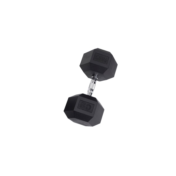 Body Solid Rubber Hex Dumbbells SKU SDR(Size)