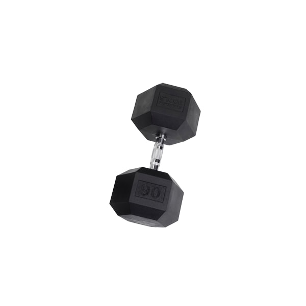 Body Solid Rubber Hex Dumbbells SKU SDR(Size)